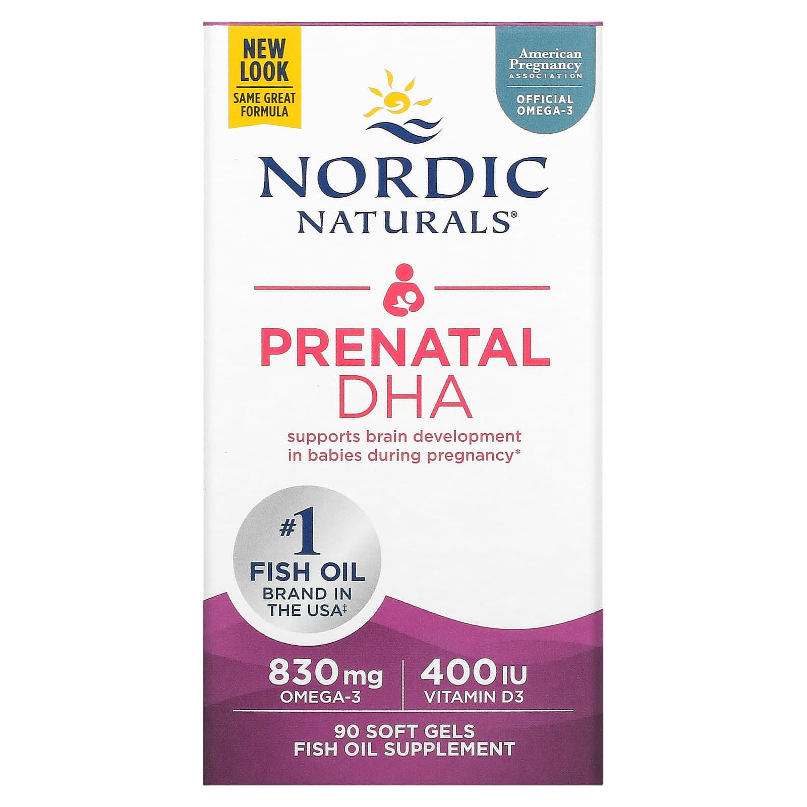 Nordic Naturals ДГК для беременных 90 капсул 4990₽