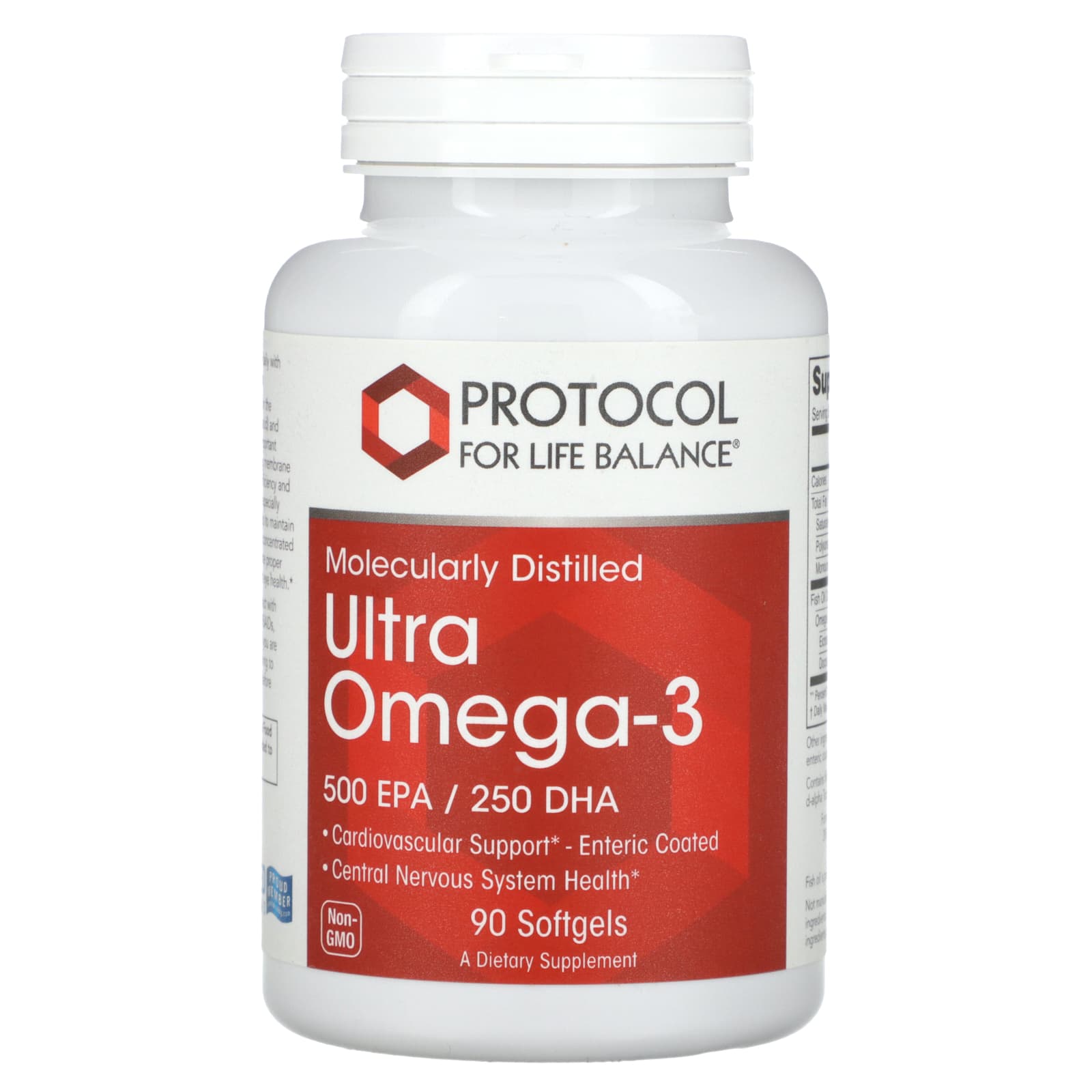 Protocol for Life Balance Ultra Omega-3 500 ЭПК 250 ДГК 90 мягких таблеток 5290₽