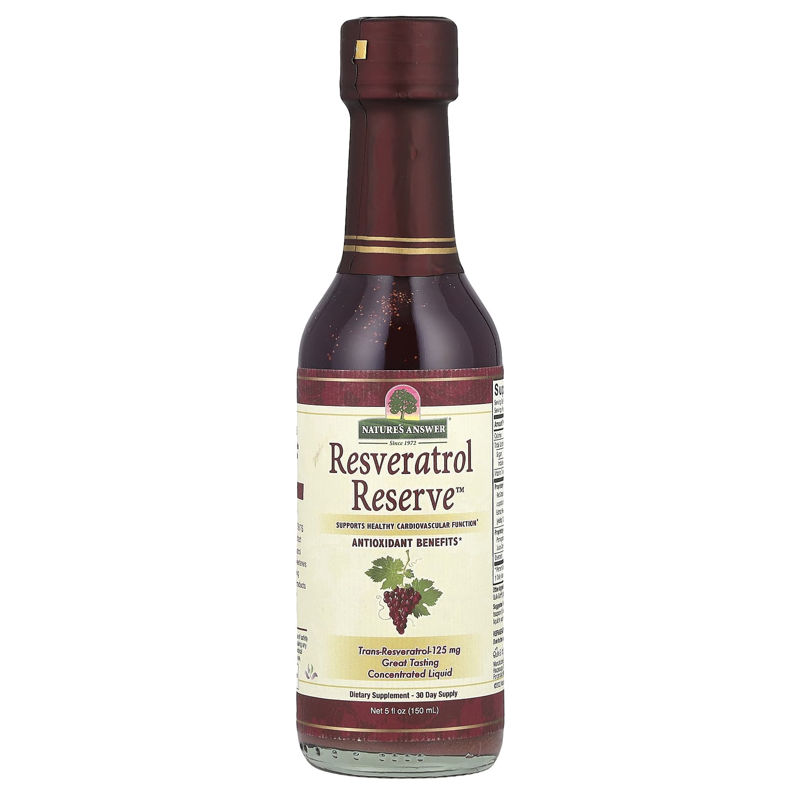 Natures Answer Resveratrol Reserve 150 мл 5 жидк унций 5290₽
