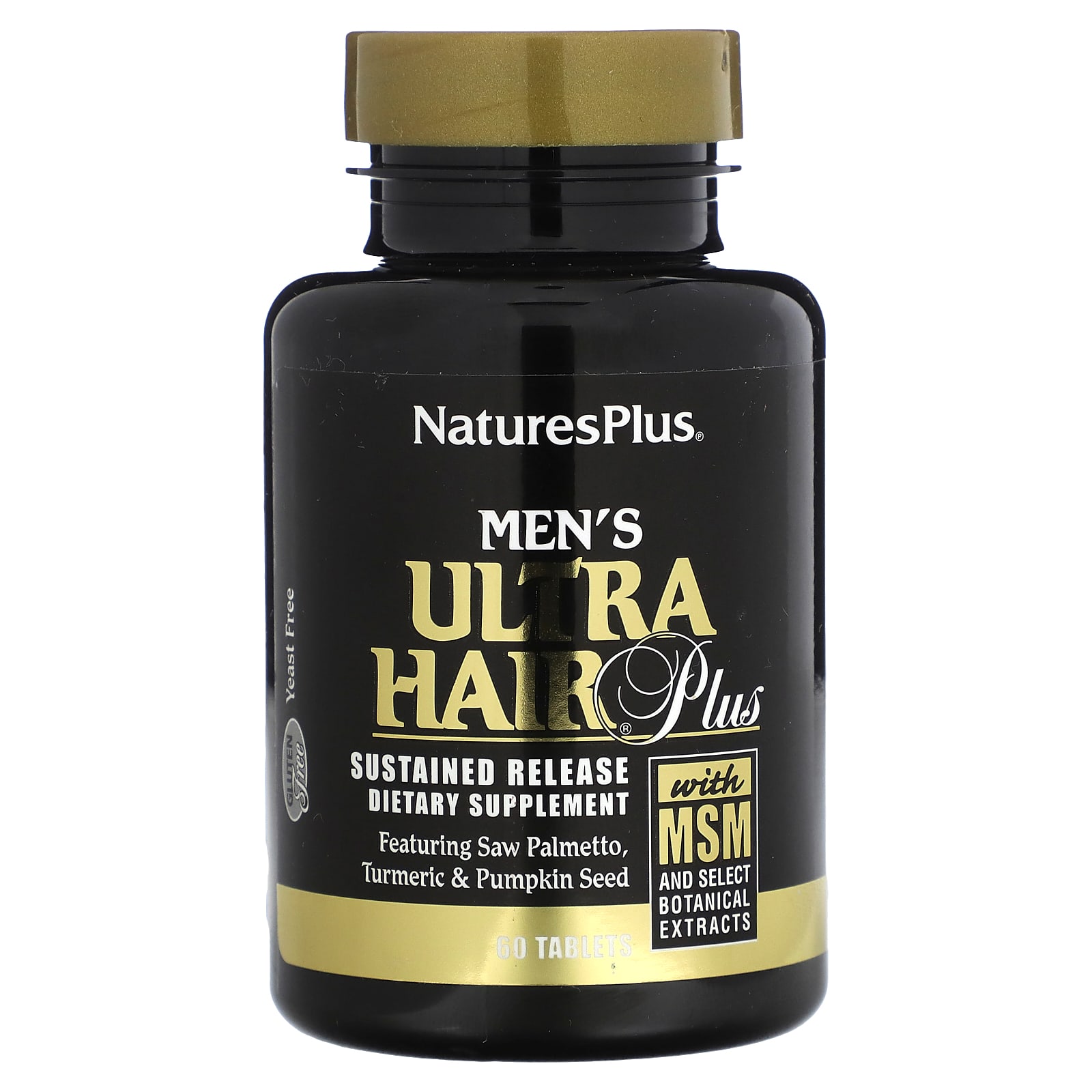 NaturesPlus Mens Ultra Hair Plus с МСМ и отборными растительными экстрактами 60 таблеток 5190₽
