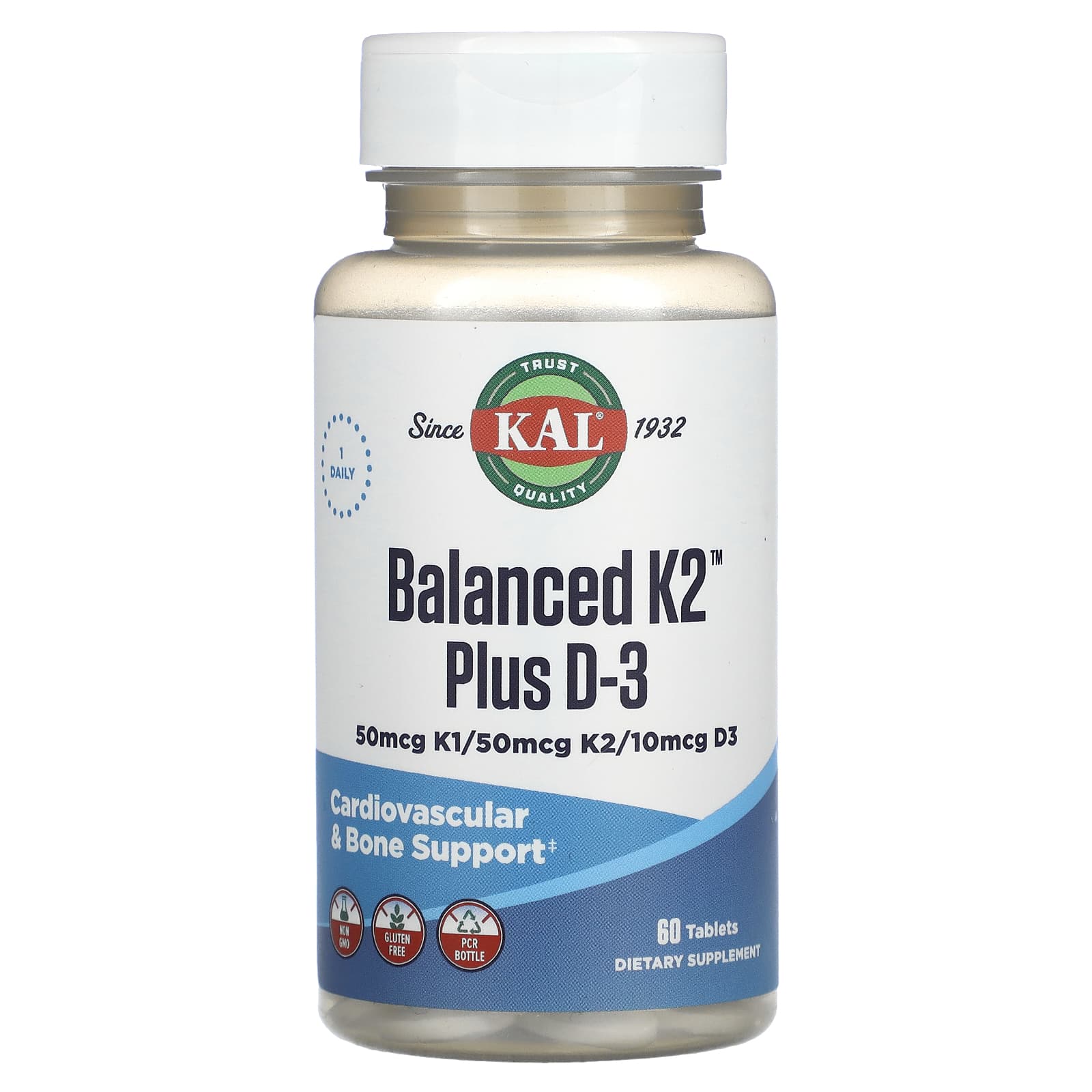 KAL Balanced K2 Plus D3 60 Tablets 2890₽