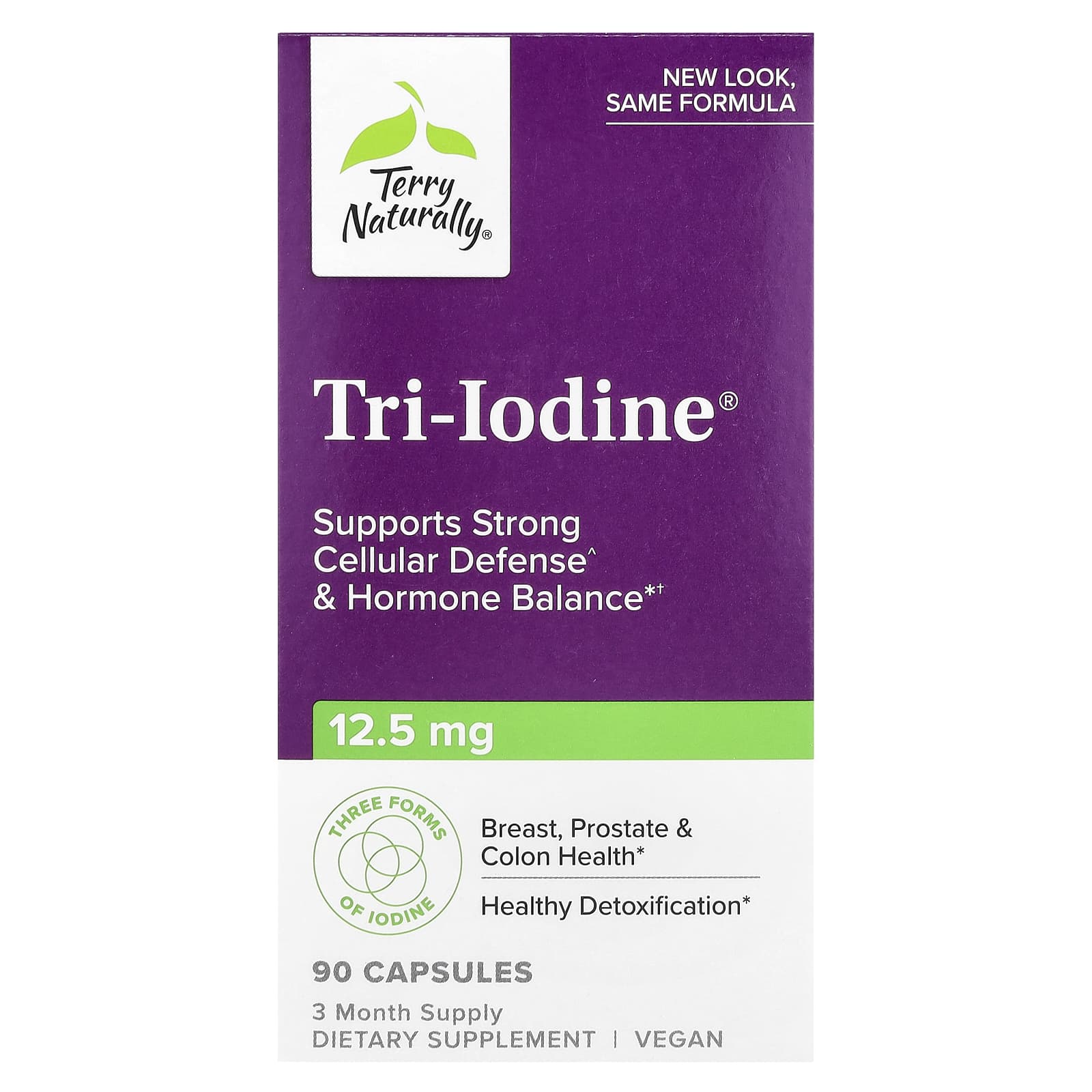 Terry Naturally Tri-Iodine 125 мг 90 капсул 5790₽