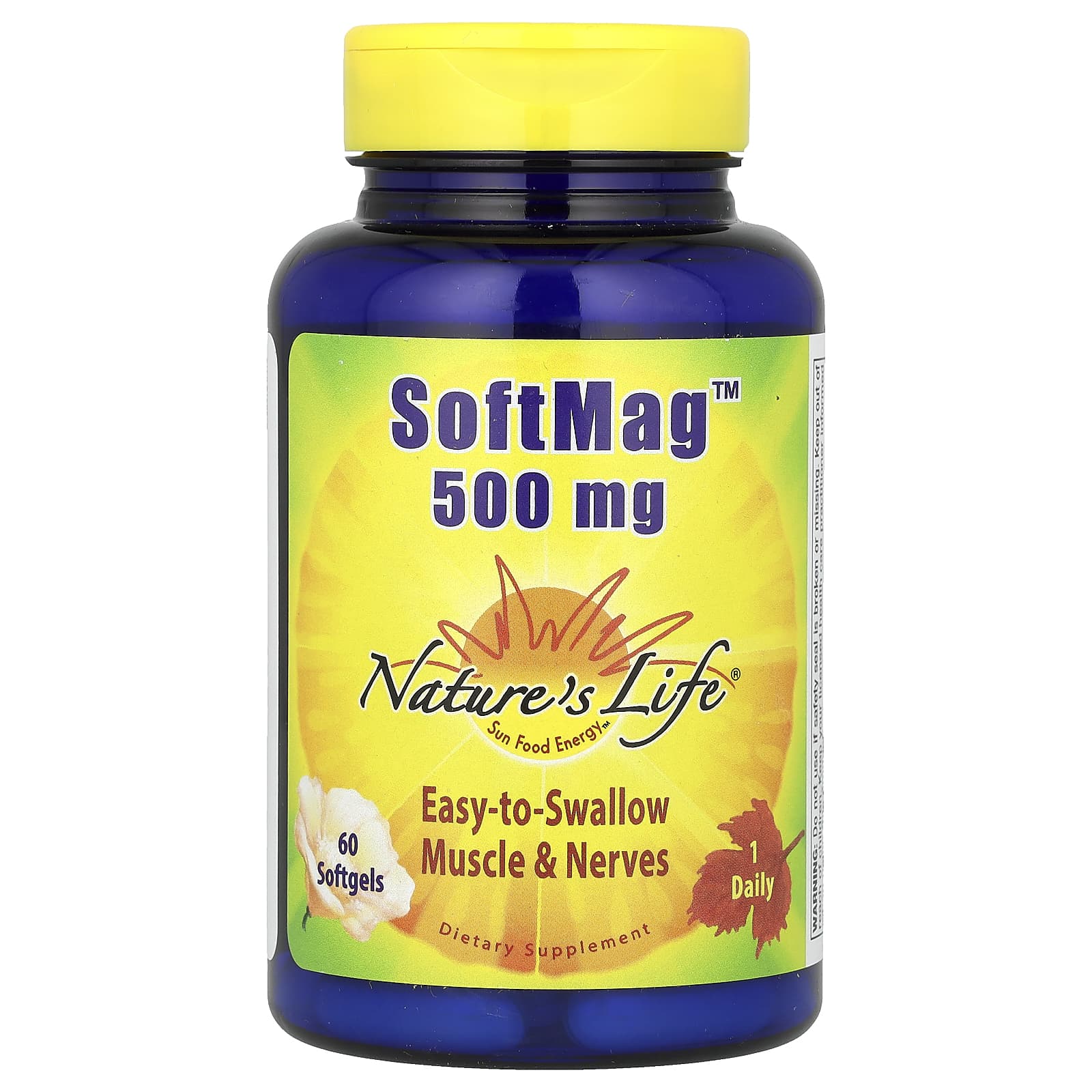 Natures Life SoftMag 500 мг 60 капсул 2490₽