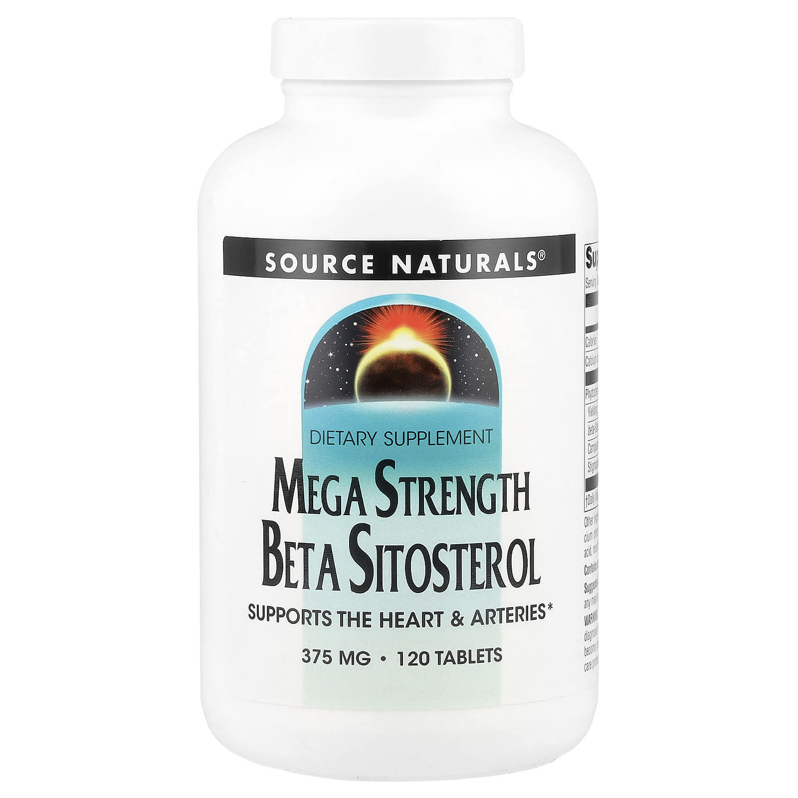 Source Naturals бета-ситостерол усиленного действия 375 мг 120 таблеток 2890₽