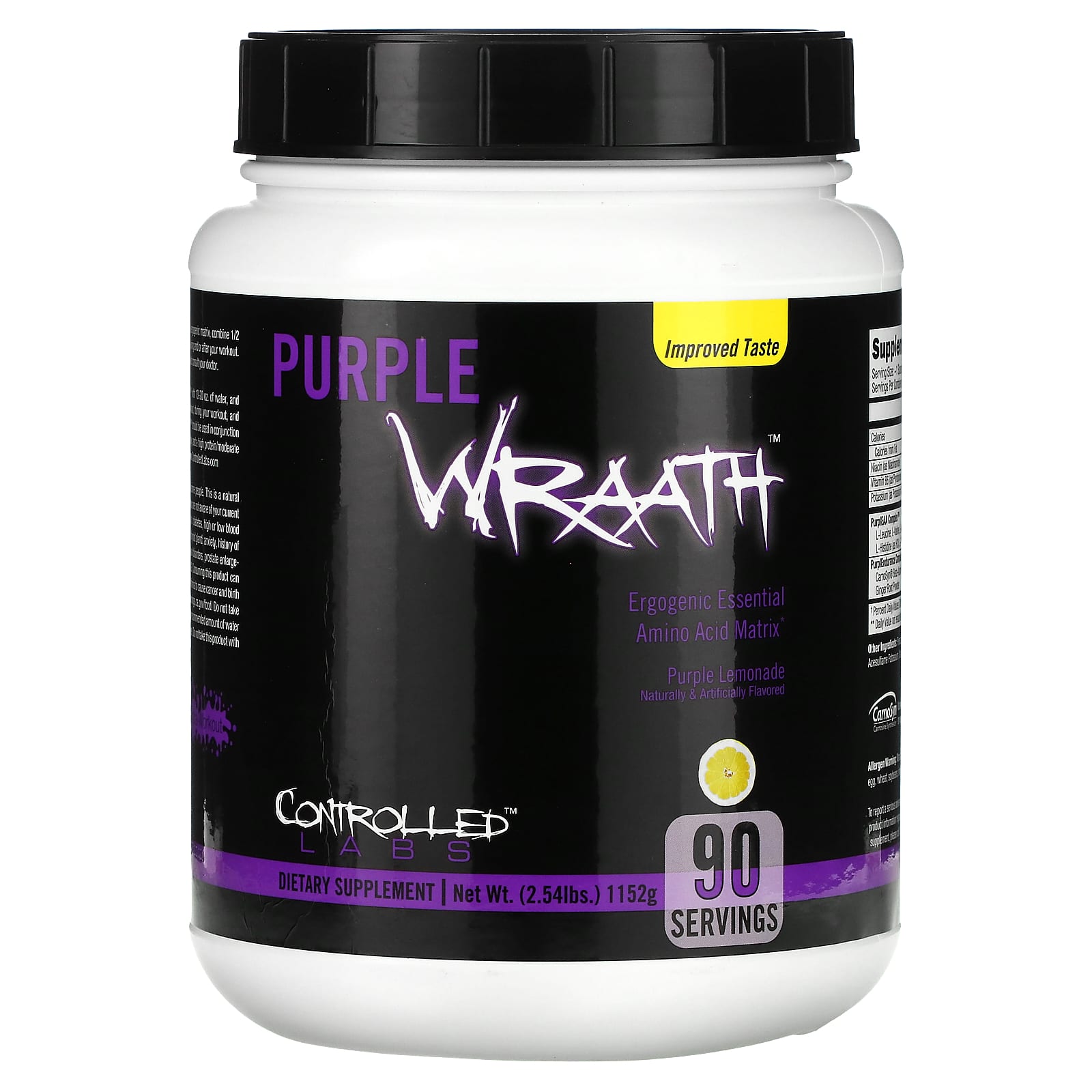 Controlled Labs Purple Wraath пурпурный лимонад 1108 г 13290₽