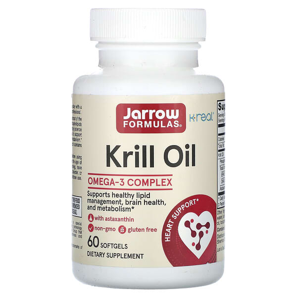 Jarrow Formulas, масло криля, 60 капсул