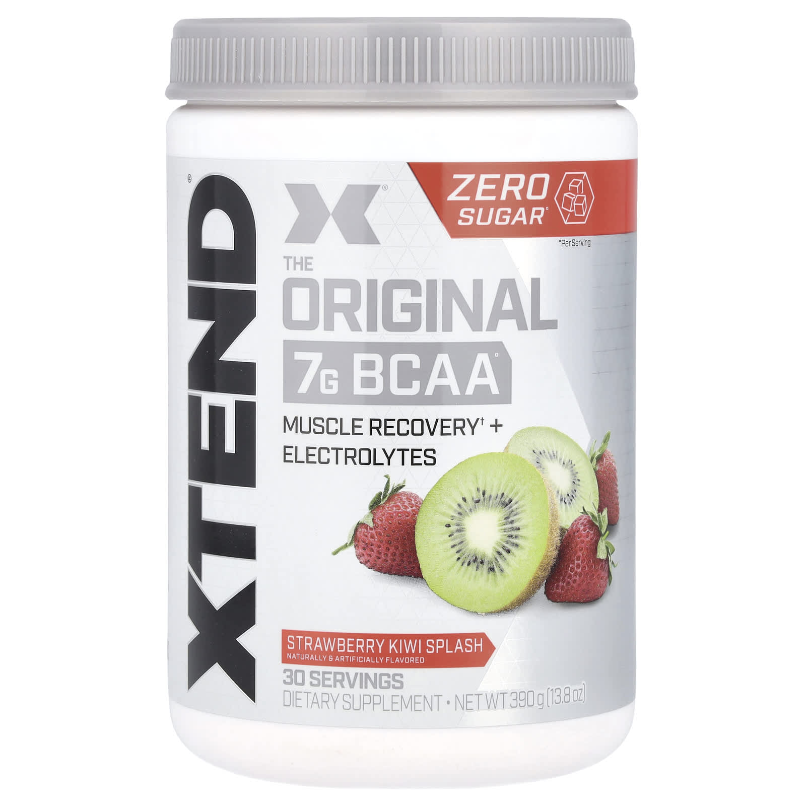 XTEND The Original 7 г аминокислот с разветвленной цепью BCAA со вкусом клубники и киви 420 г 148 унции 5290₽