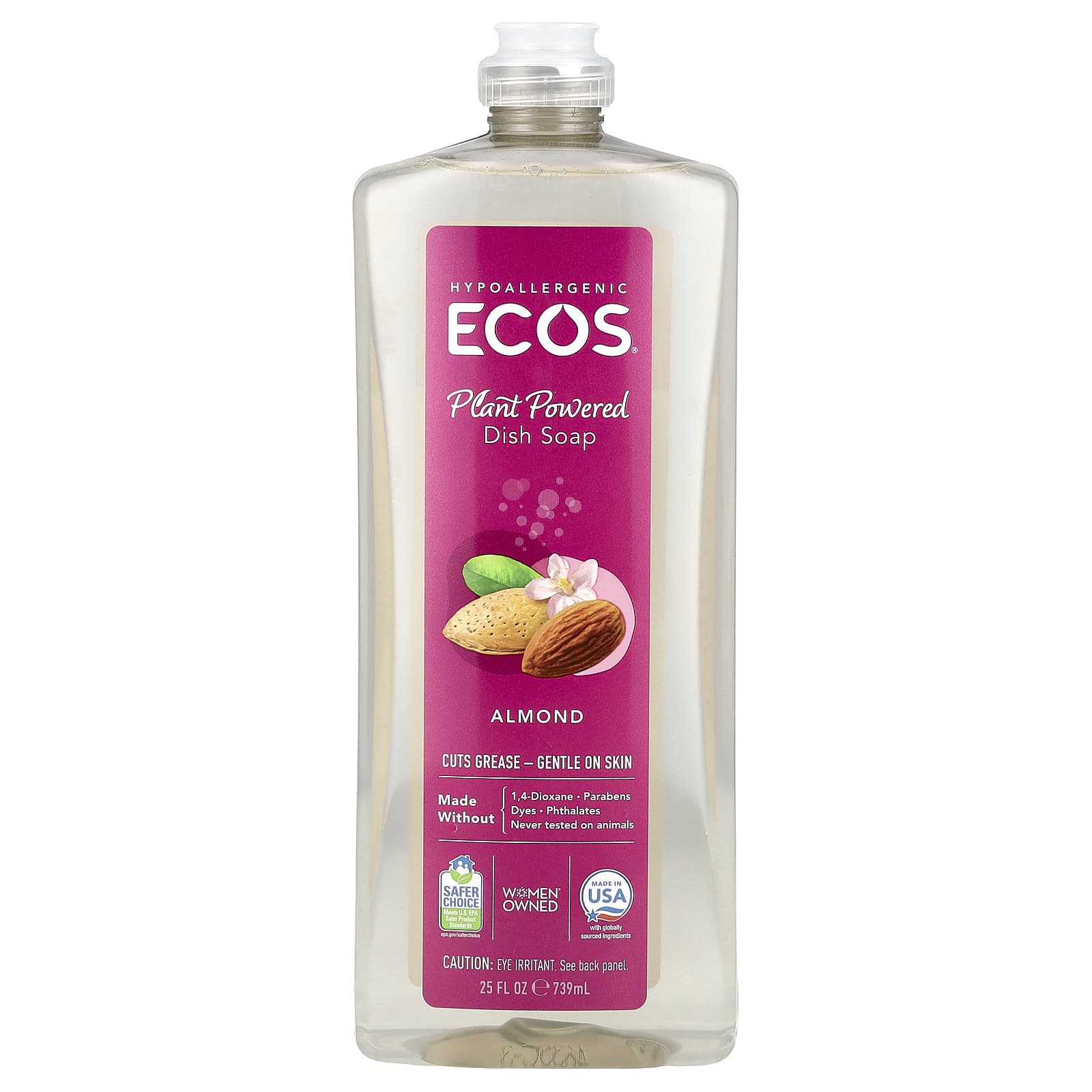 Earth Friendly Products Ecos мыло для посуды миндаль 739 мл 25 жидк Унций 1690₽