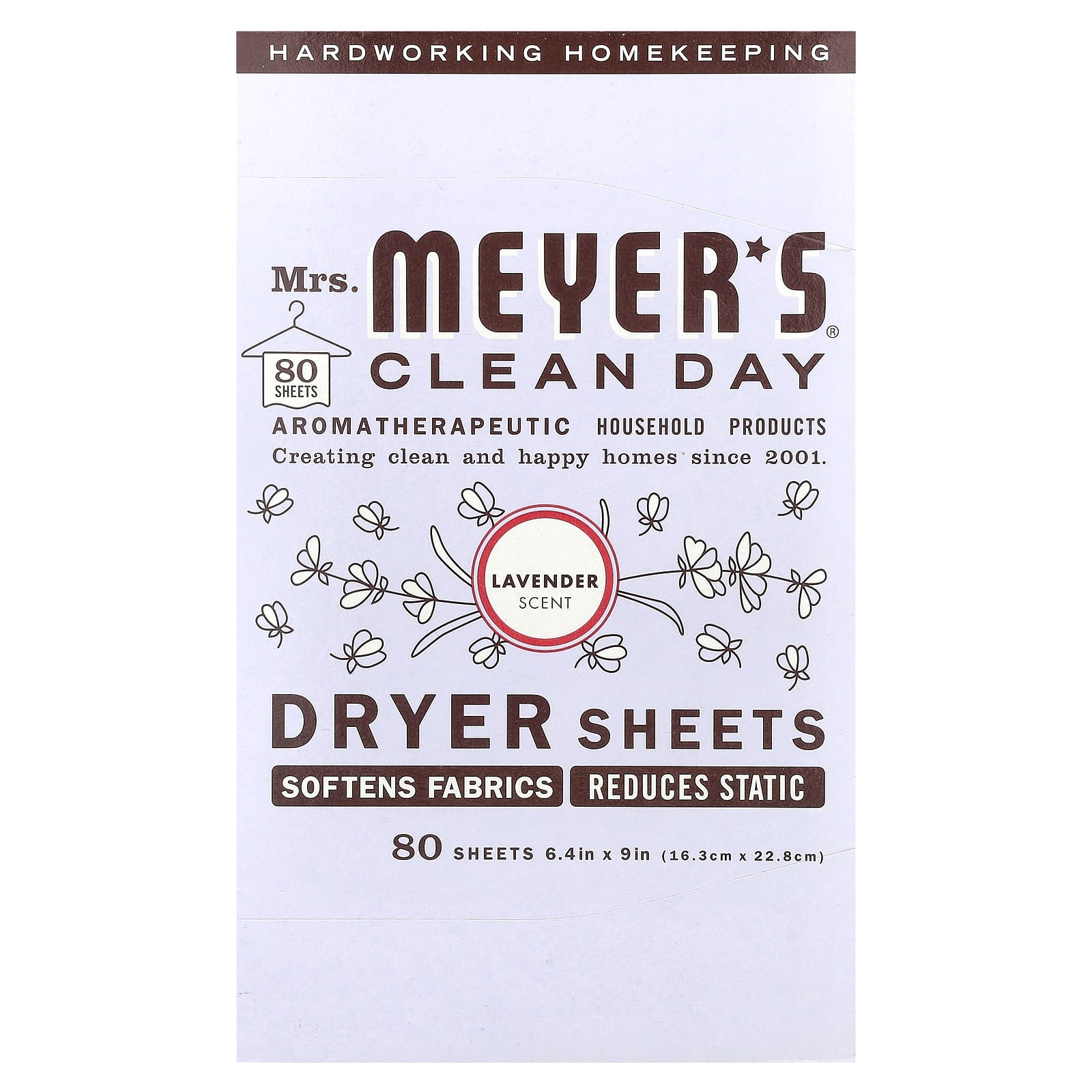 Mrs Meyers Clean Day Антистатические салфетки аромат лаванды 80 шт 2290₽