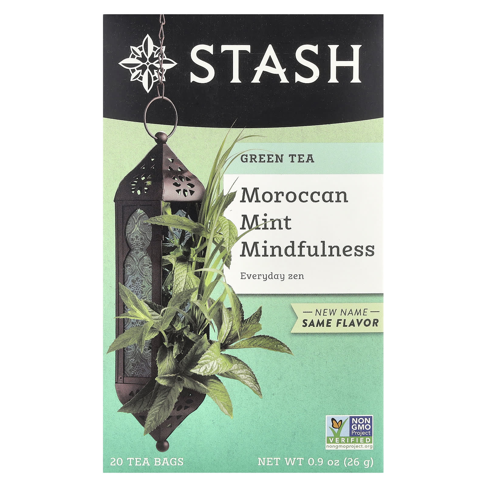 Stash Tea зеленый чай марокканская мята 20 чайных пакетиков 26 г 09 унции 1590₽