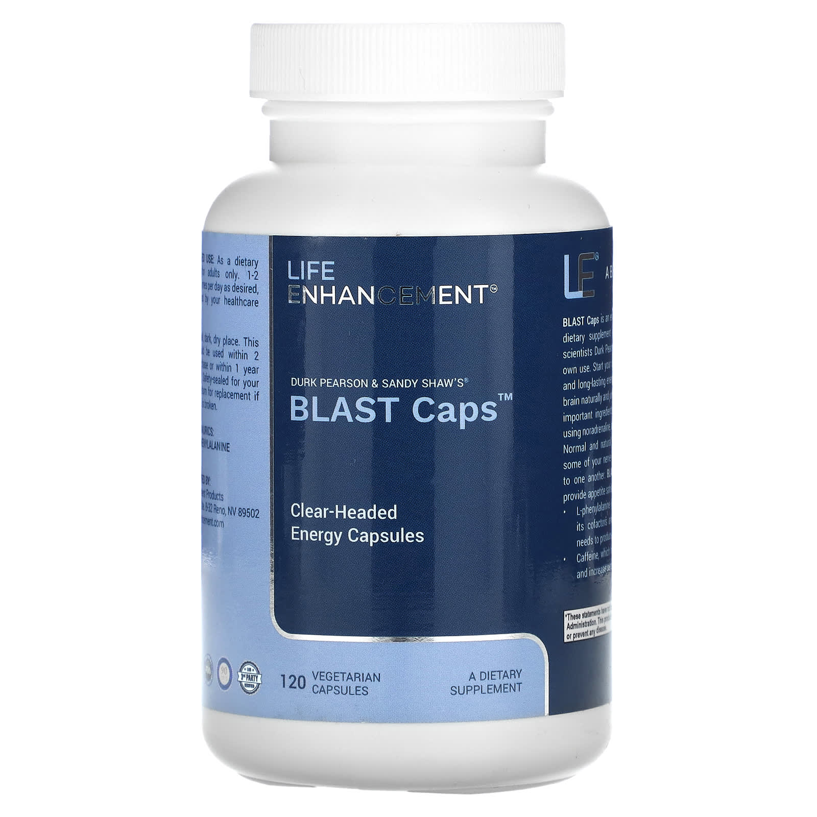 Life Enhancement Blast Caps 120 капсул 4890₽