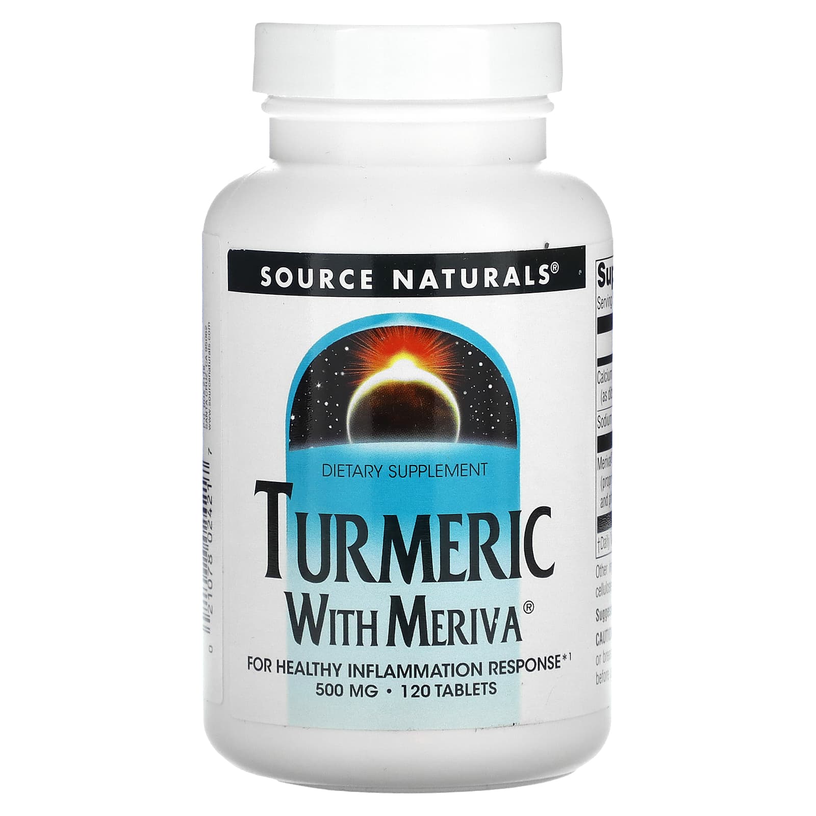 Source Naturals куркума с Meriva 500 мг 120 таблеток 7090₽