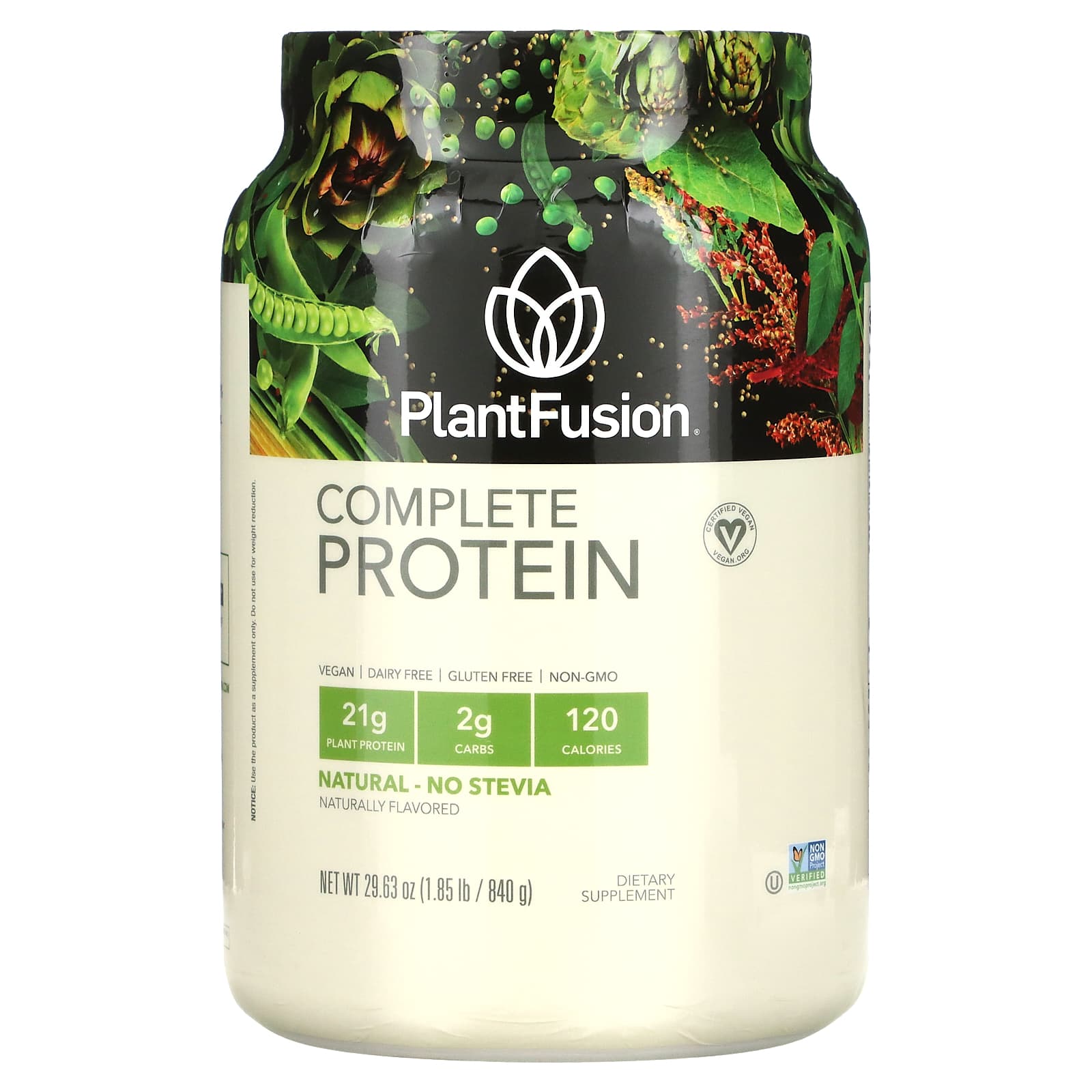 PlantFusion Complete Protein натуральный вкус 840 г 8790₽
