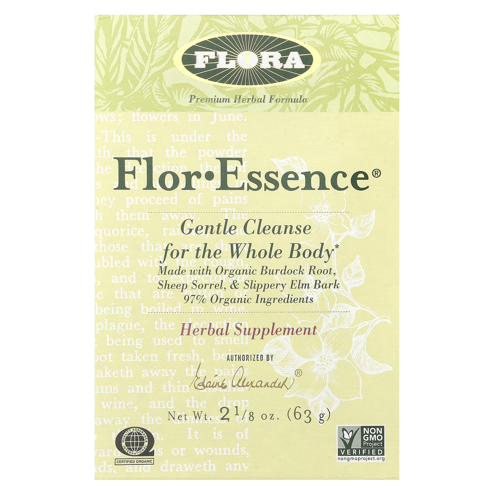 Flora Flor Essence мягкий детокс для всего тела 63 г 2 18 унции 7290₽