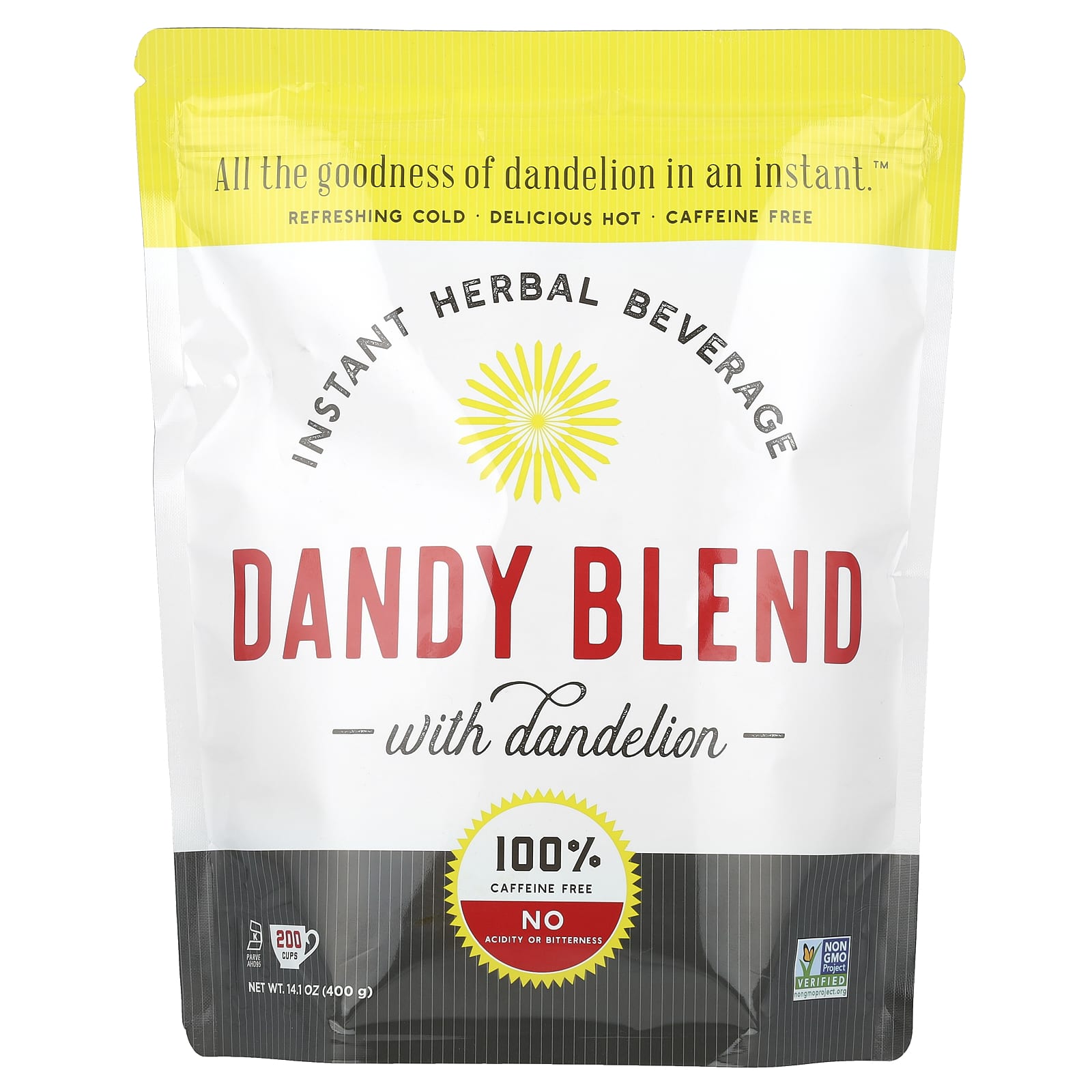 Dandy Blend Растворимый травяной напиток с одуванчиком без кофеина 400 г 141 унции 4690₽