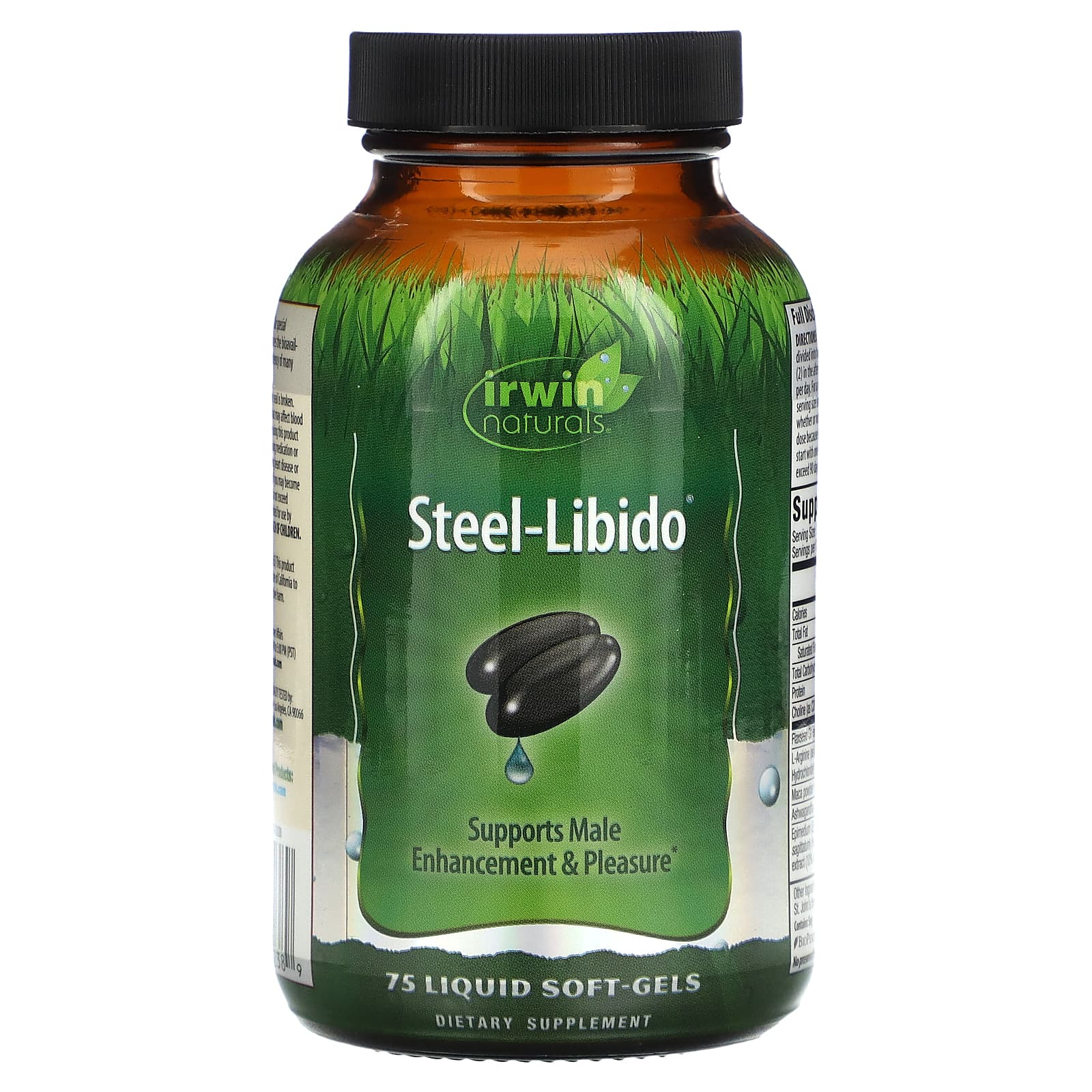 Irwin Naturals Steel Libido 75 мягких желатиновых капсул с жидкостью 4790₽