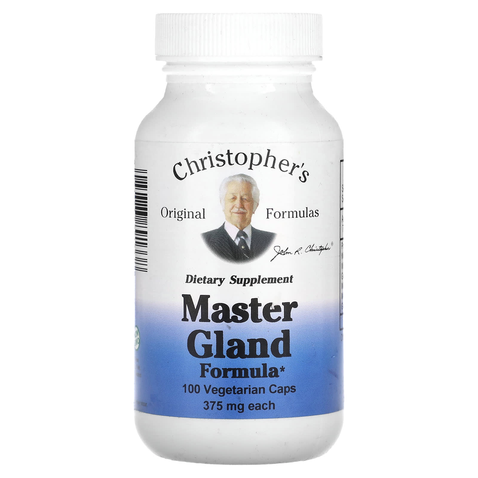 Christophers Original Formulas Master Gland Formula 375 мг 100 вегетарианских капсул 2790₽