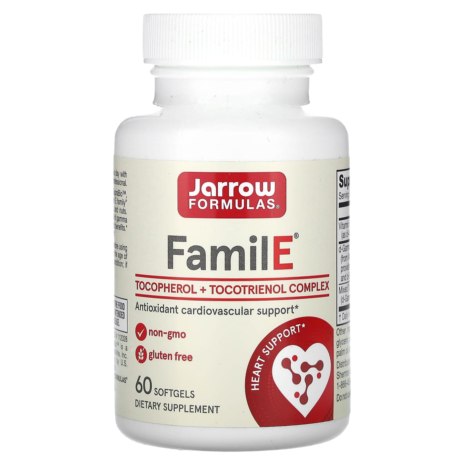 Jarrow Formulas FamilE 60 капсул 5290₽