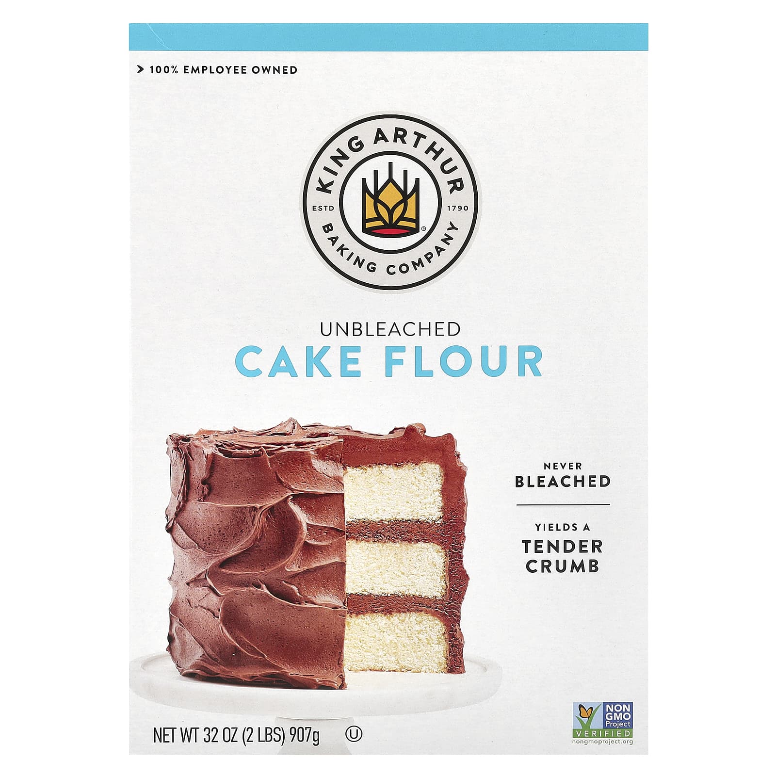 King Arthur Baking Company Cake Flour Unbleached 32 oz 907 g 1590₽