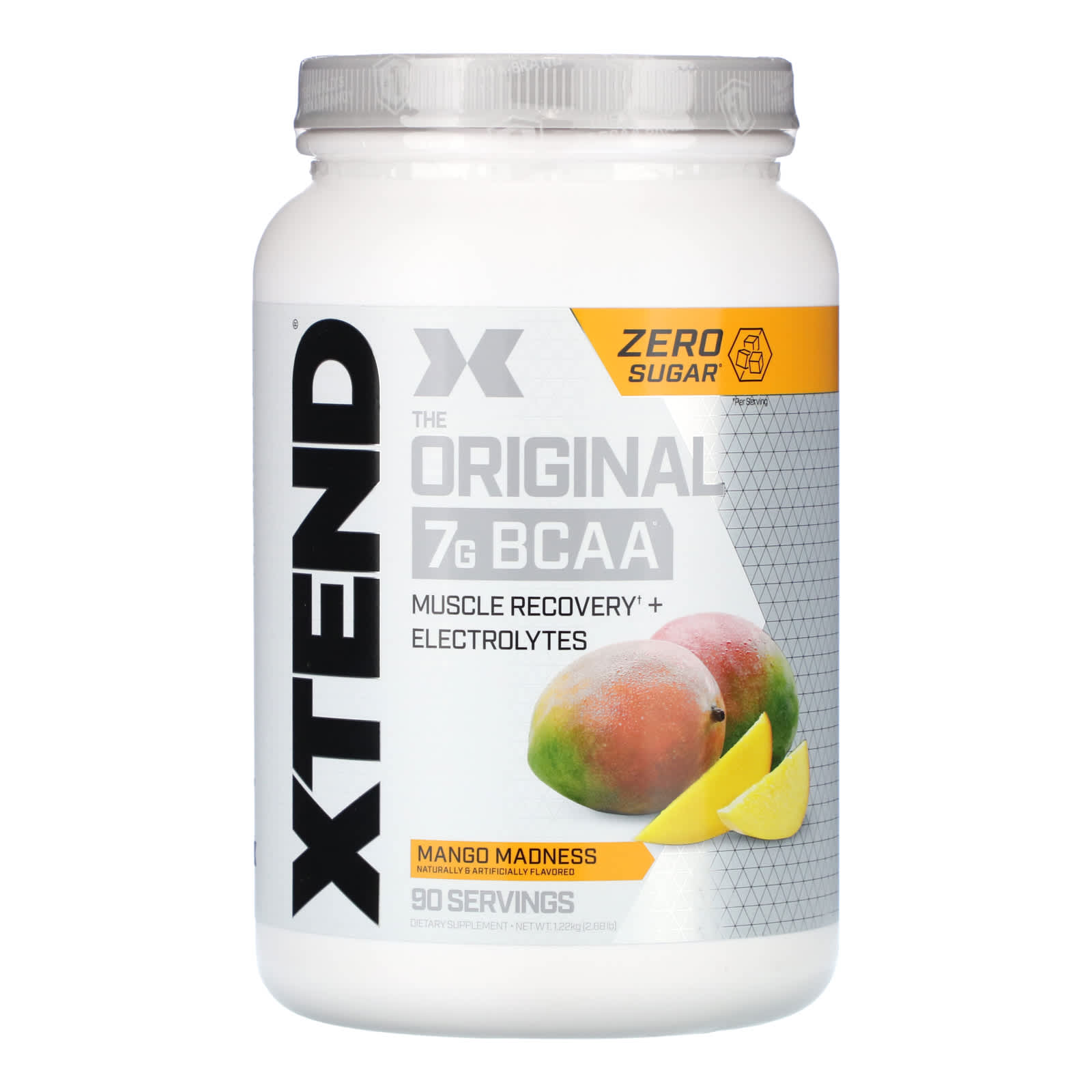 XTEND The Original 7 г аминокислот с разветвленной цепью BCAA со вкусом манго 126 кг 278 фунта 12390₽