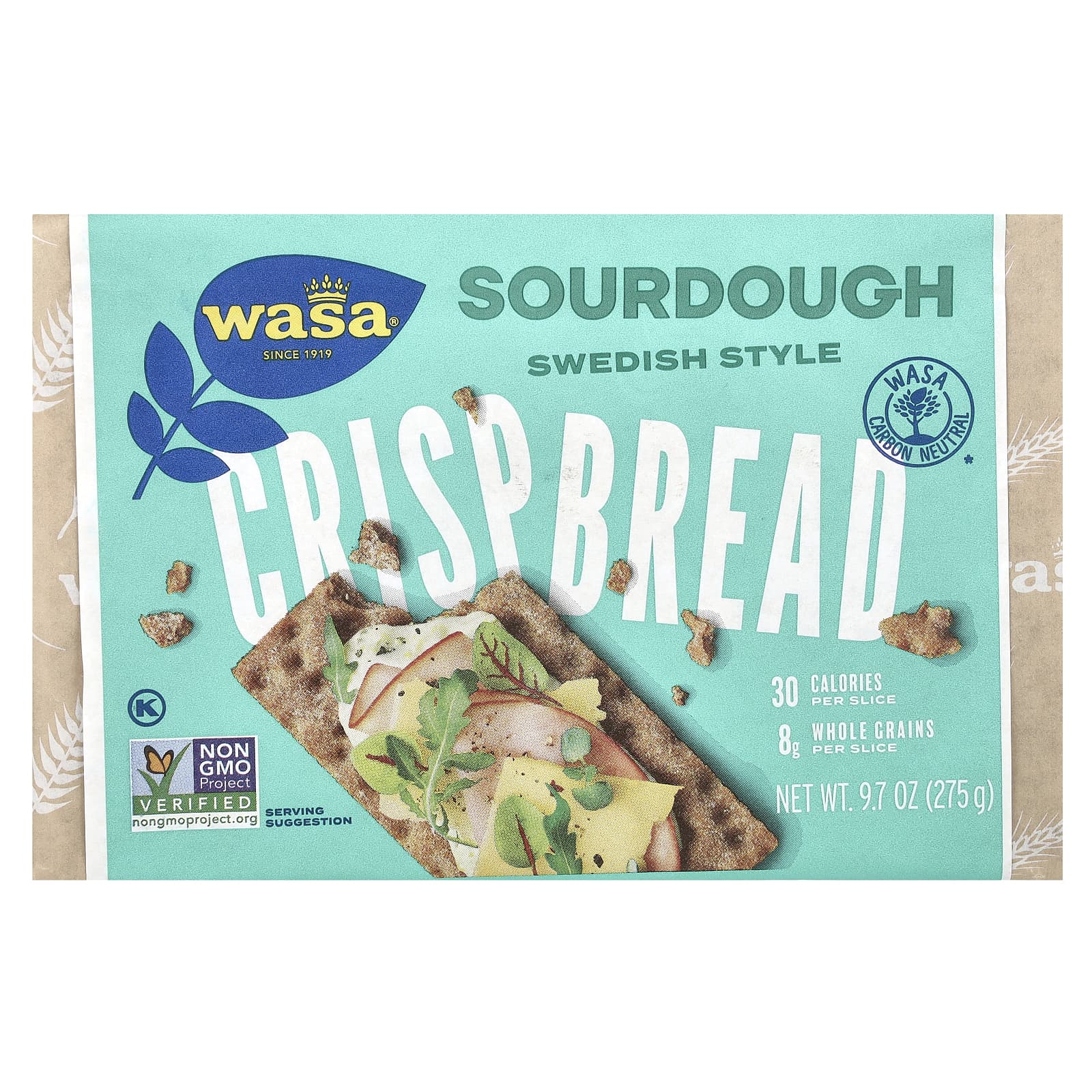 Wasa Flatbread хлебцы закваска 275 г 97 унции 1590₽