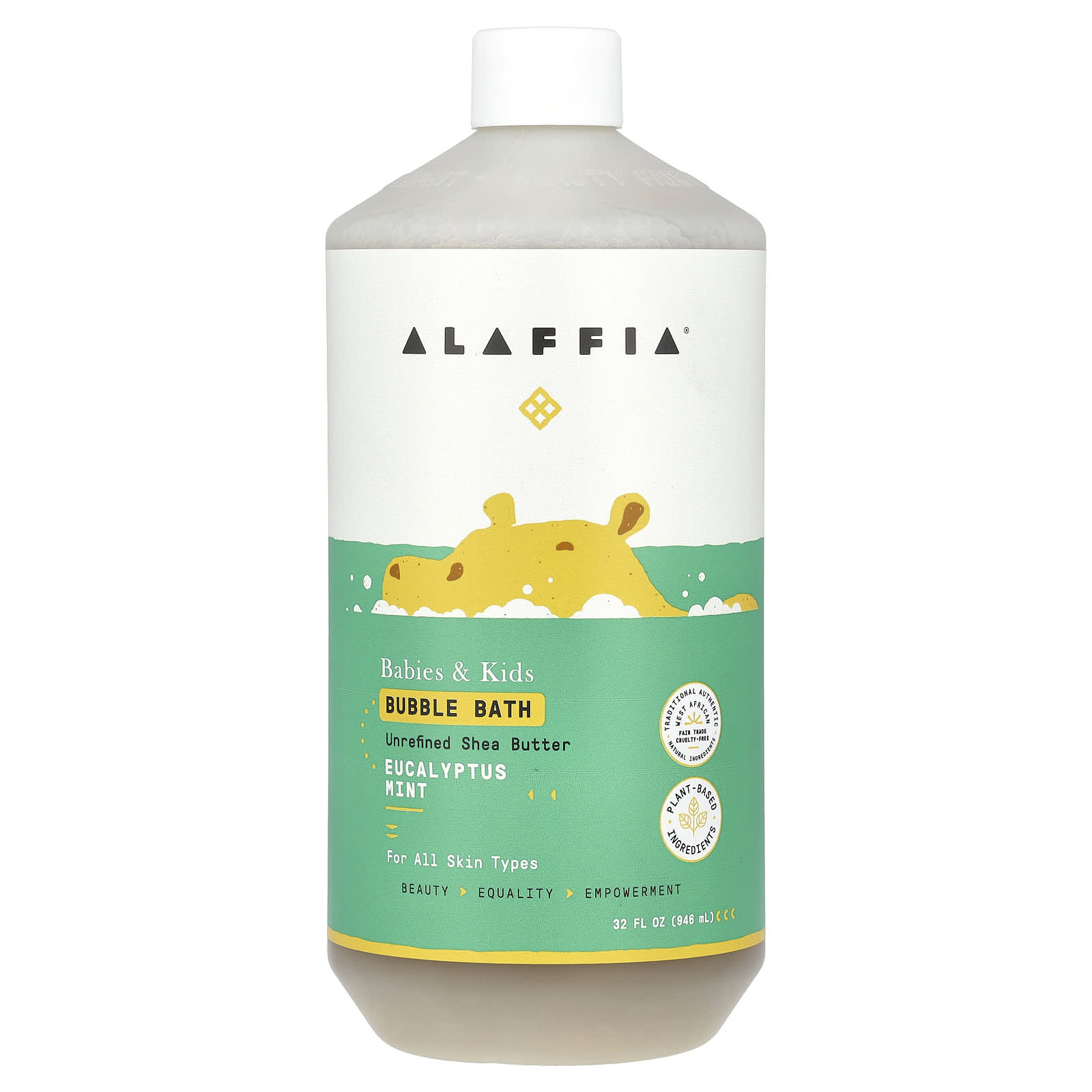 Alaffia Kids Bubble Bath мята с эвкалиптом 950 мл 32 жидких унции 2990₽