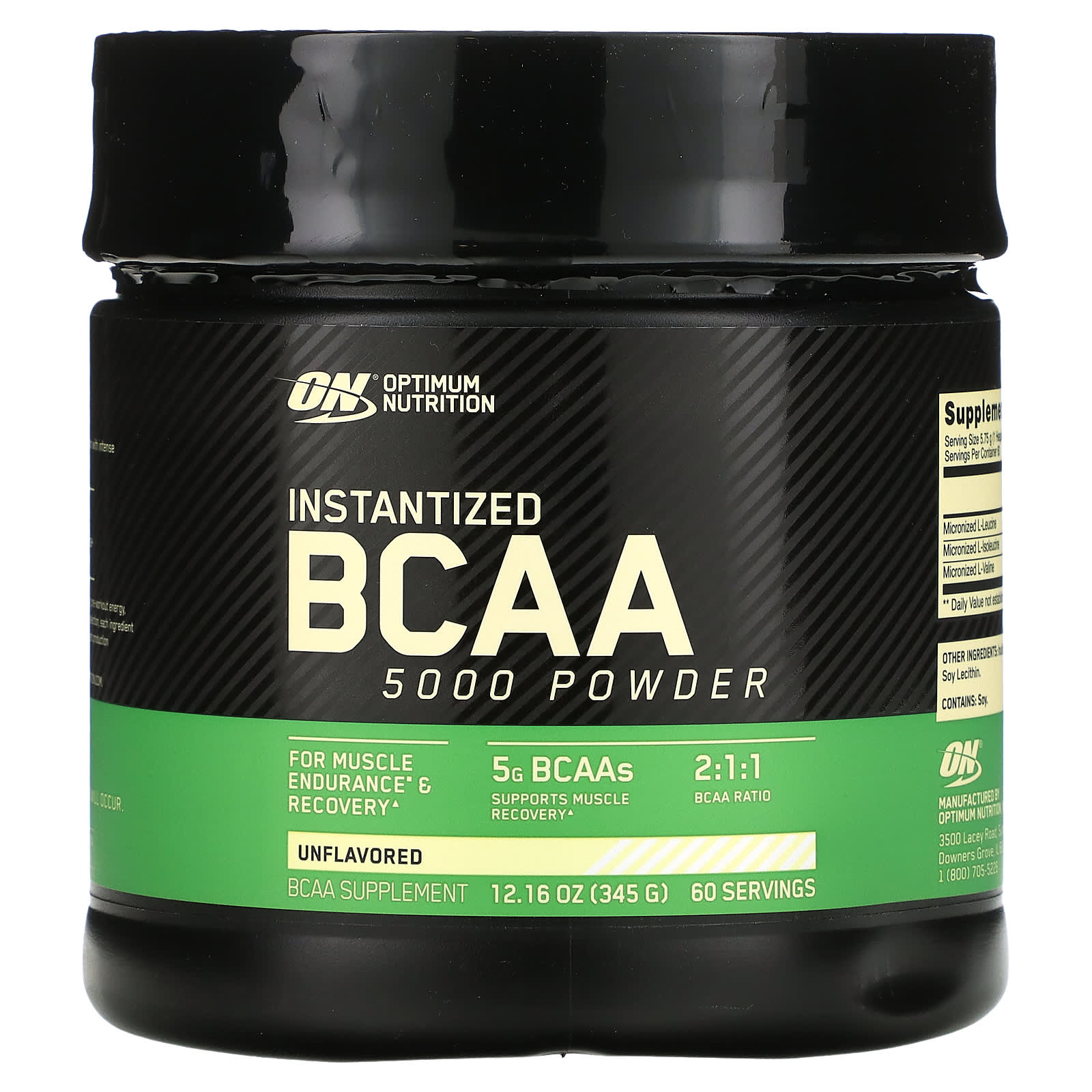 Optimum Nutrition BCAA 5000 растворимый порошок без добавок 345 г 1216 унции 7790₽