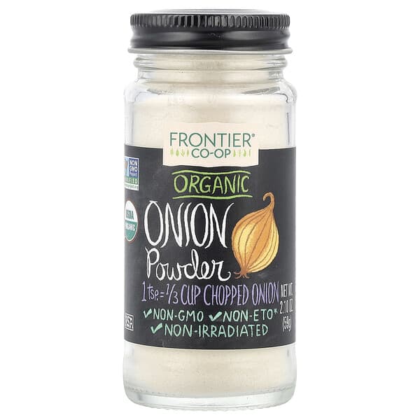 Frontier Co-op, органический луковый порошок, 59 г (2,10 унции)