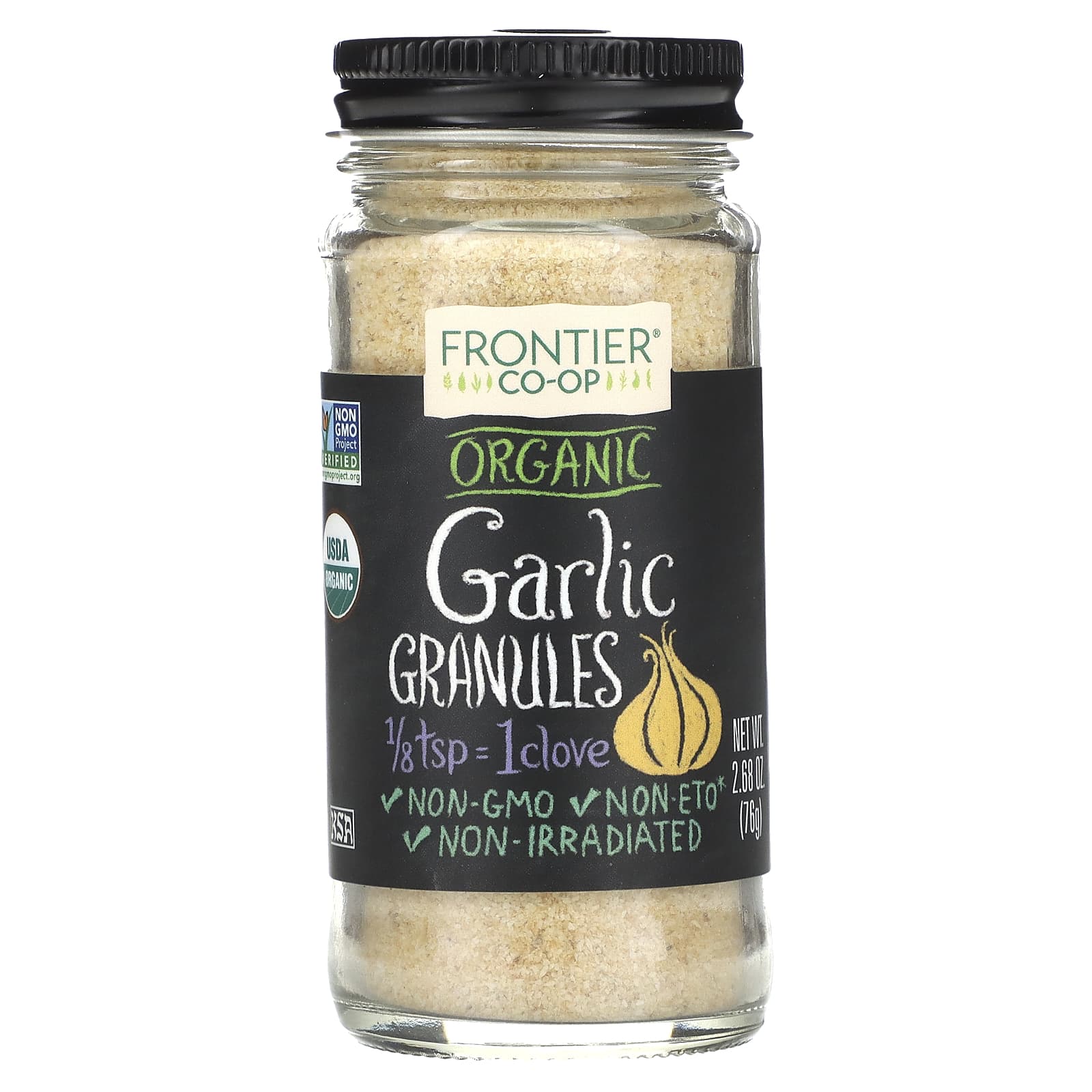 Frontier Co-op Organic Garlic Granules 268 oz 76 g 1690₽