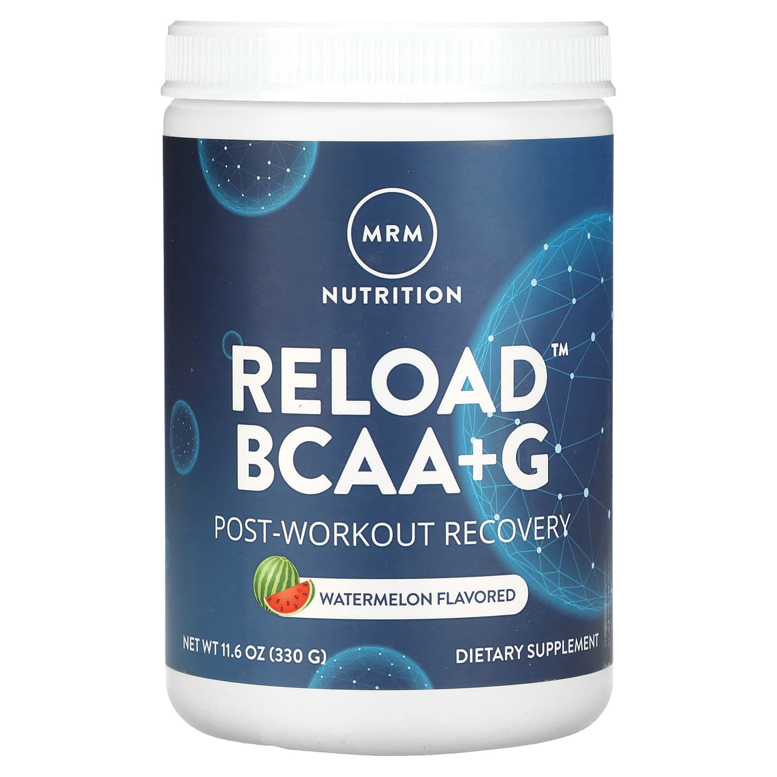 MRM Nutrition Reload BCAA G восстановление после тренировки арбуз 330 г 116 унции 3790₽