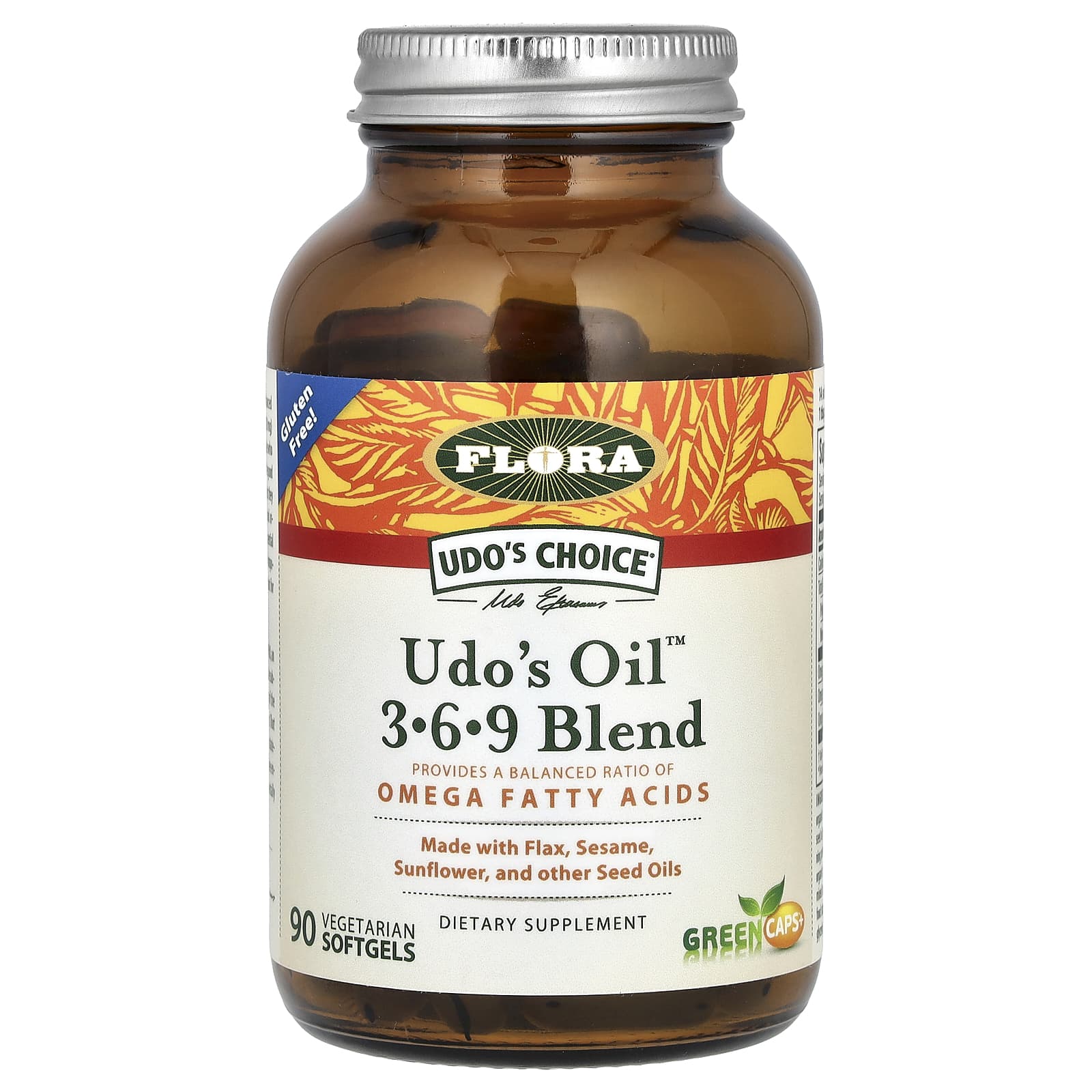 Flora Udos Choice Udos Oil смесь 3 6 9 90 вегетарианских капсул 5690₽