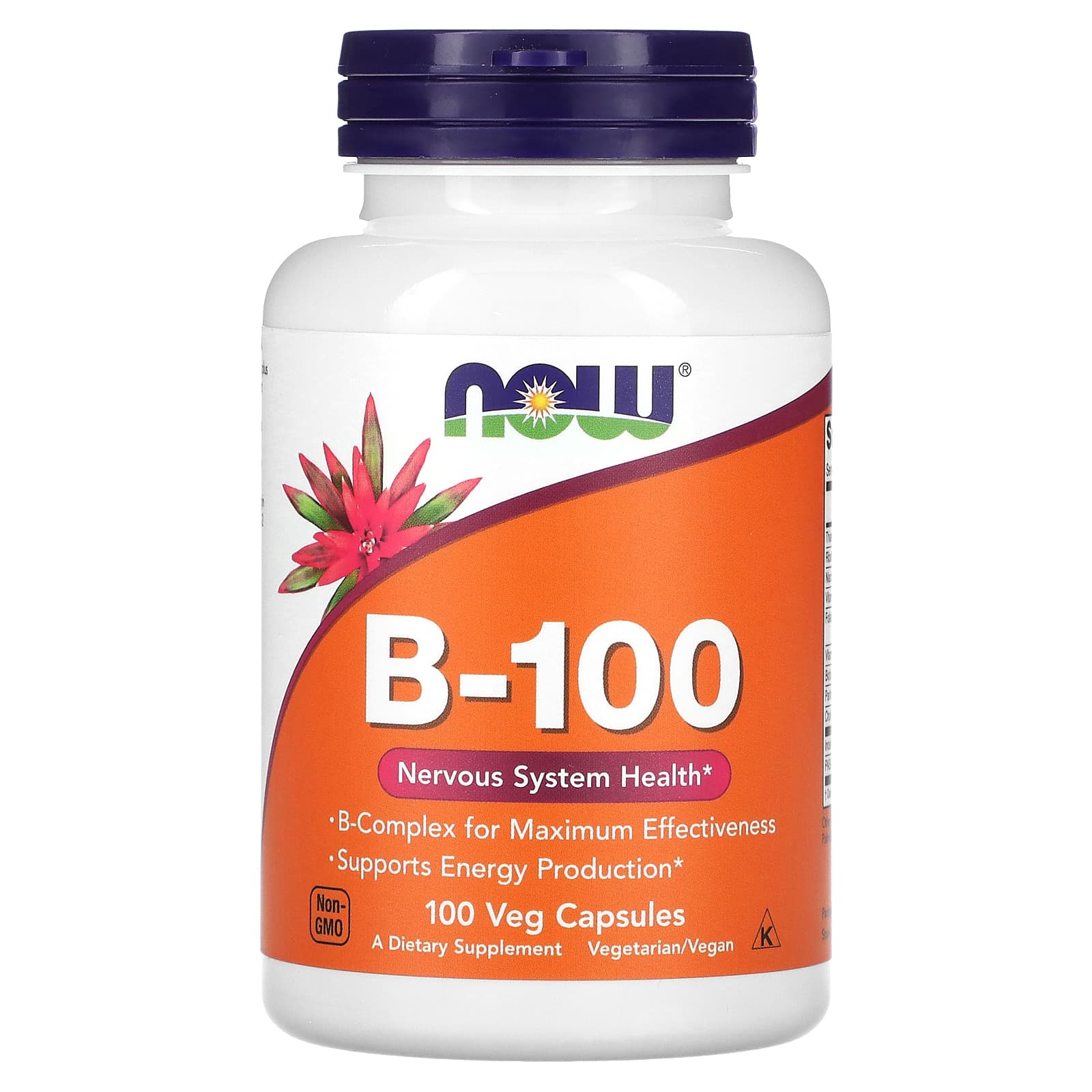 NOW Foods B-100 100 растительных капсул 3290₽