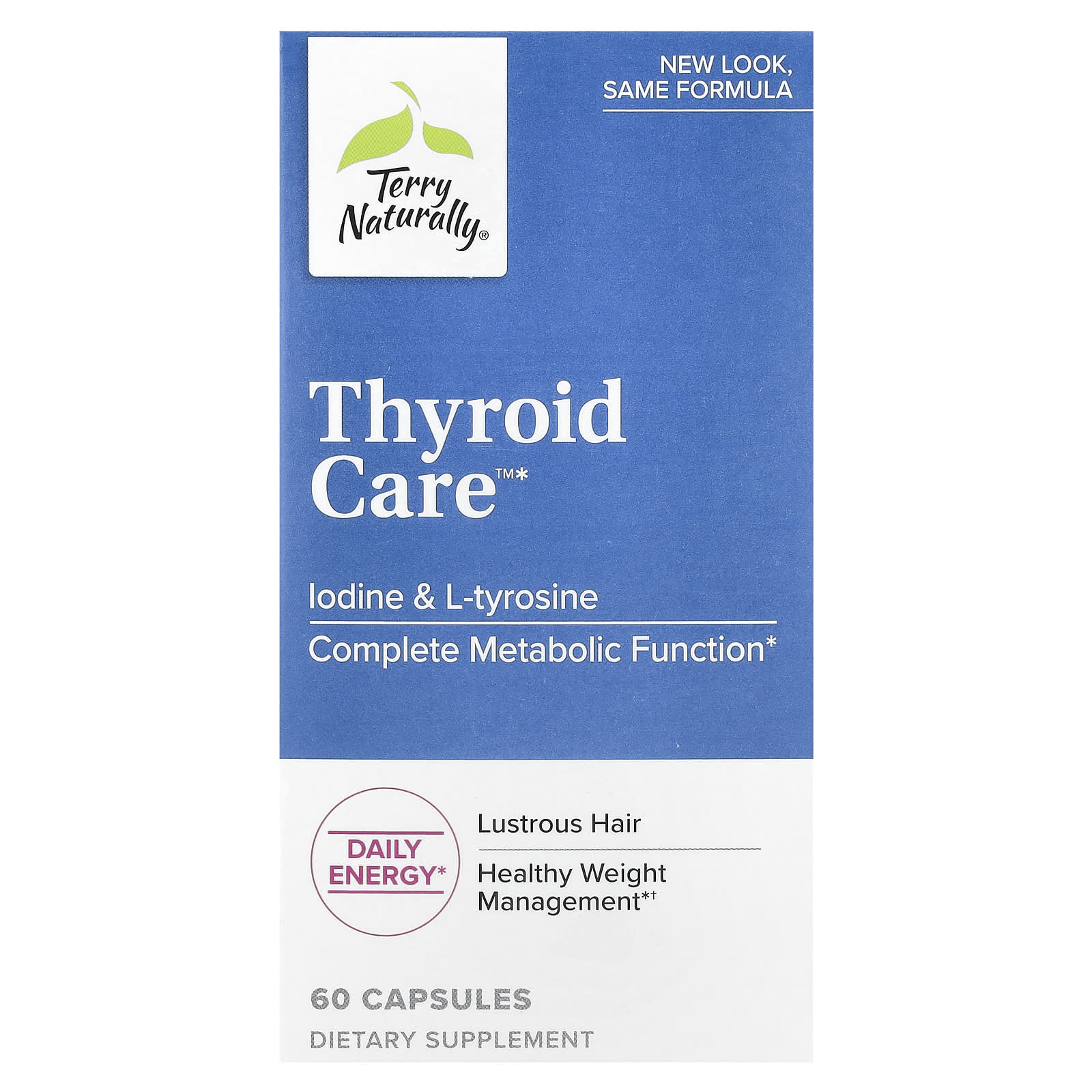 Terry Naturally Thyroid Care 60 капсул 3790₽