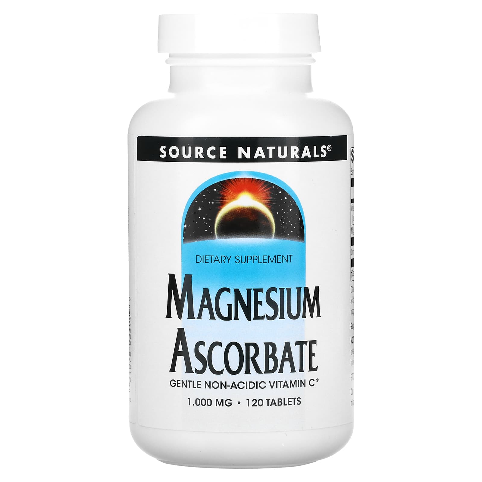Source Naturals Магния аскорбат 1000 мг 120 таблеток 2790₽