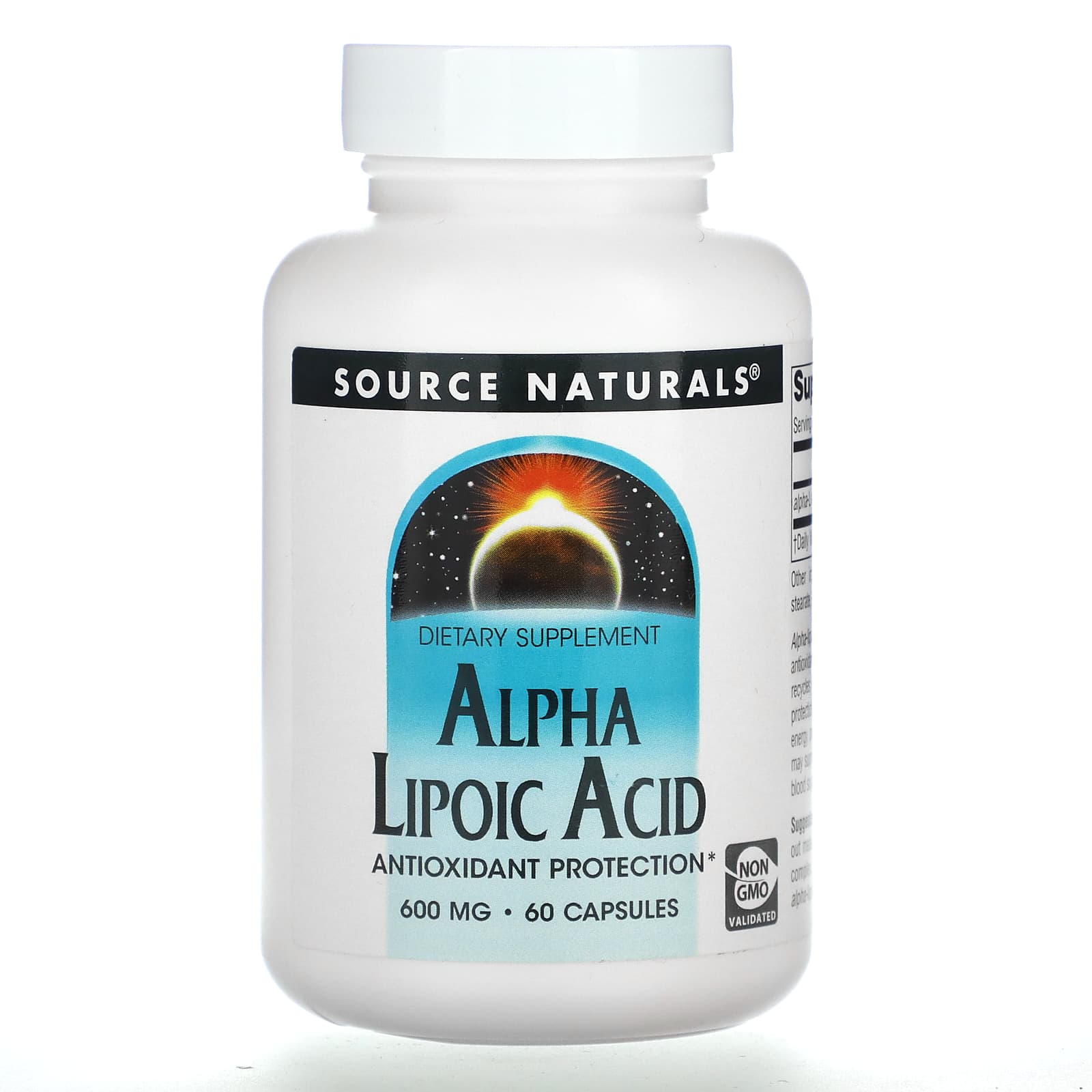 Source Naturals Альфа-липоевая кислота 600 мг 60 капсул 3090₽