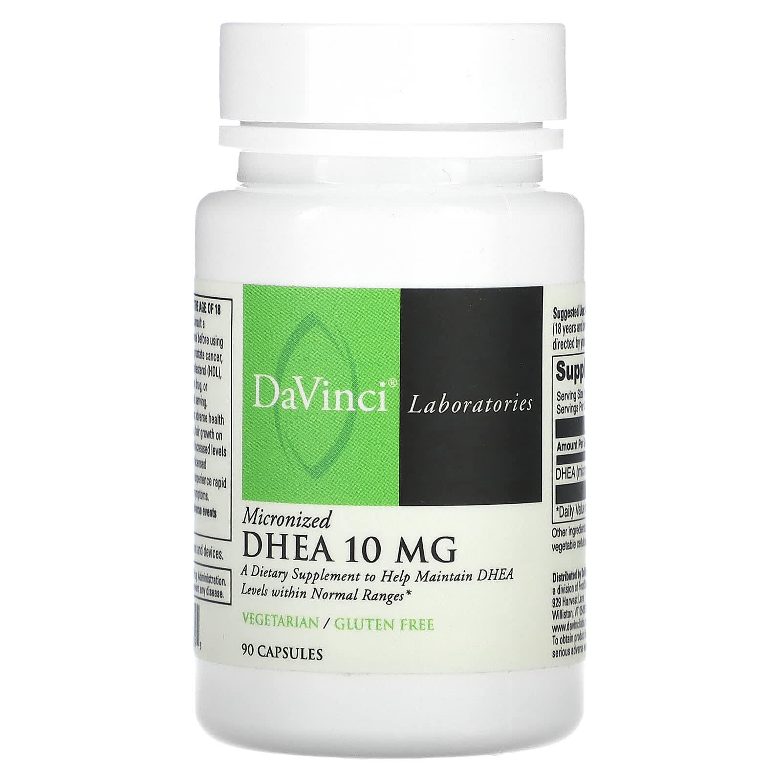 DaVinci Laboratories of Vermont Микронизированный DHEA 90 капсул 2590₽