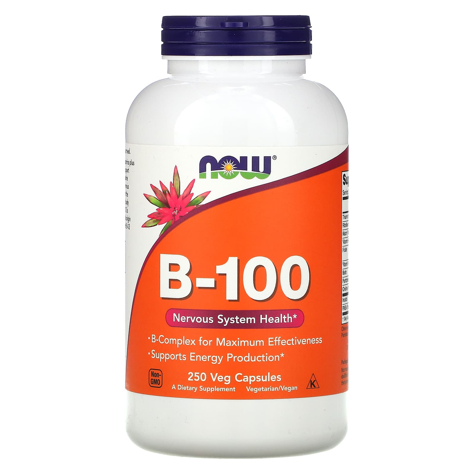 NOW Foods B-100 250 растительных капсул 6990₽