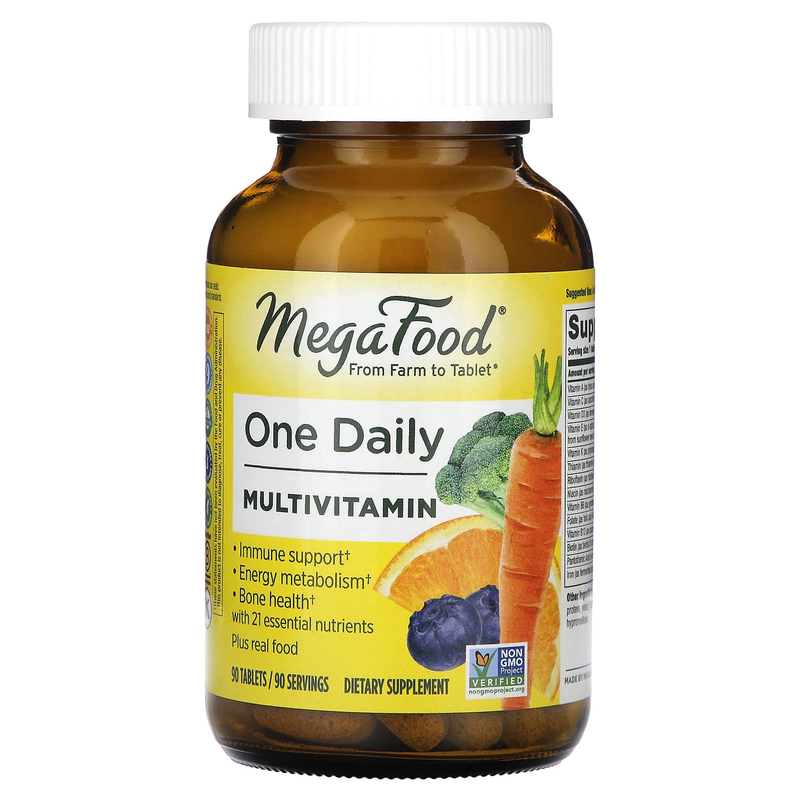 MegaFood One Daily Multivitamin мультивитаминный комплекс 90 таблеток 8890₽