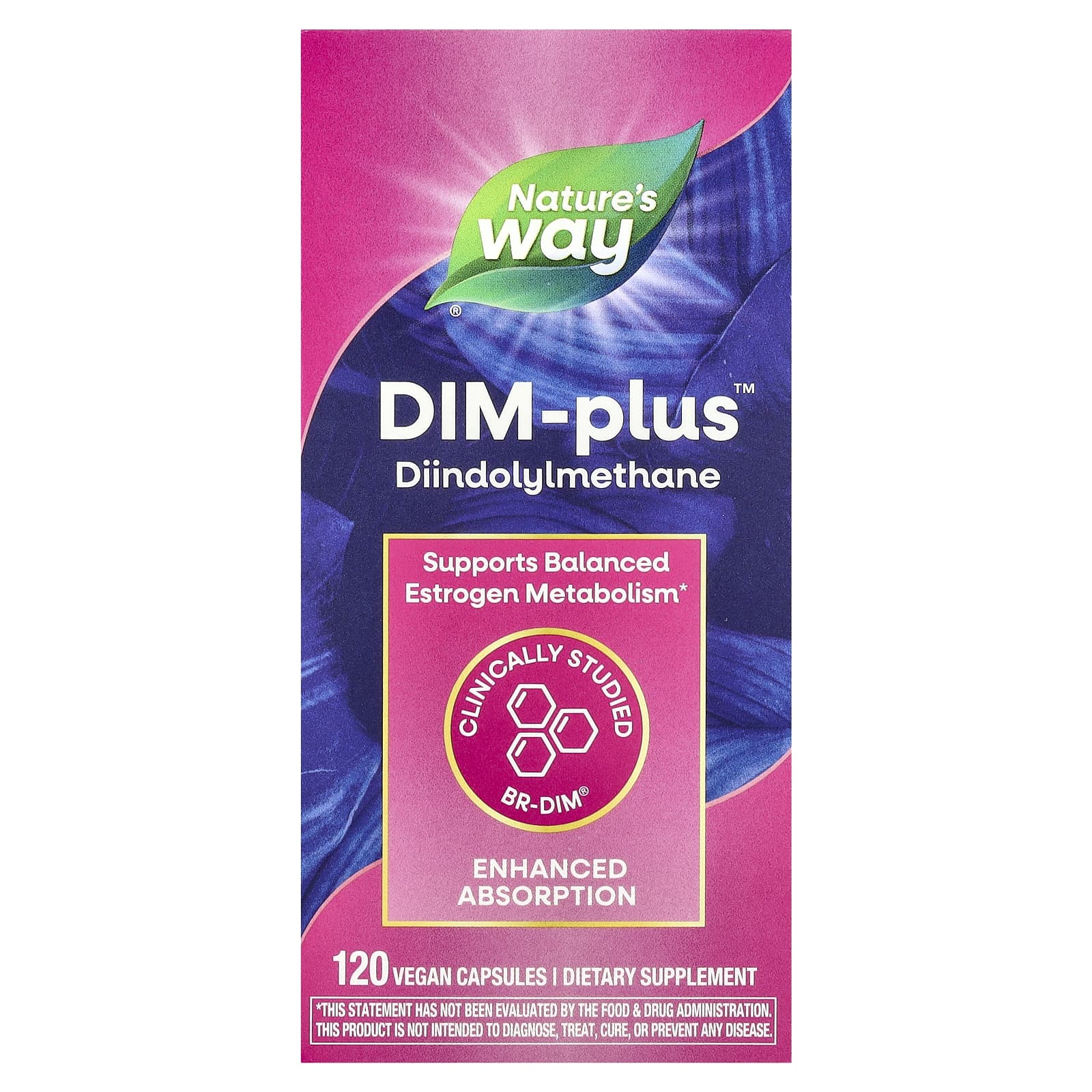 Natures Way DIM-Plus 120 веганских капсул 5390₽