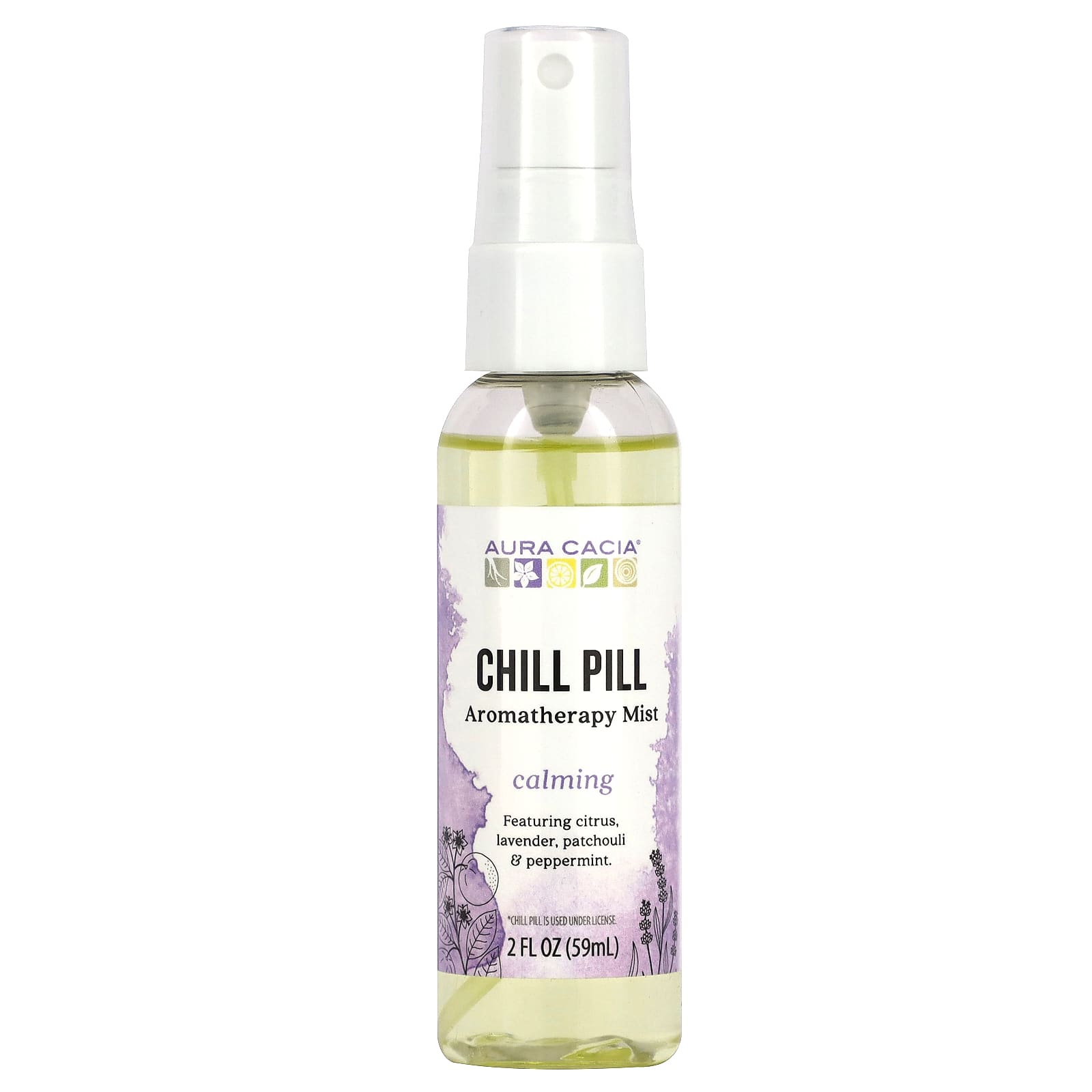 Aura Cacia Chill Pill мист Essential Solutions 2 жидких унции 59 мл 1590₽