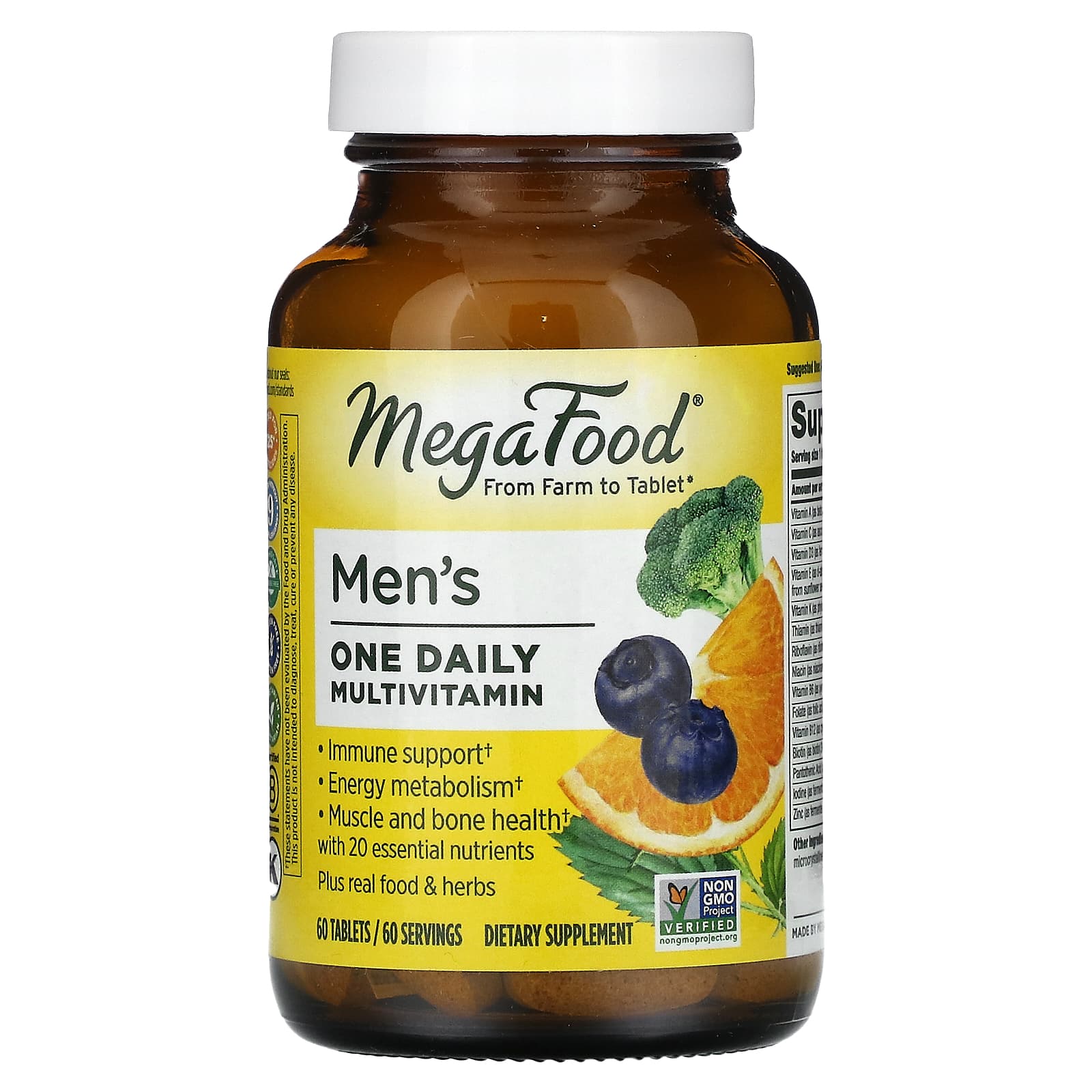 MegaFood Mens One Daily витамины для мужчин 60 таблеток 7190₽