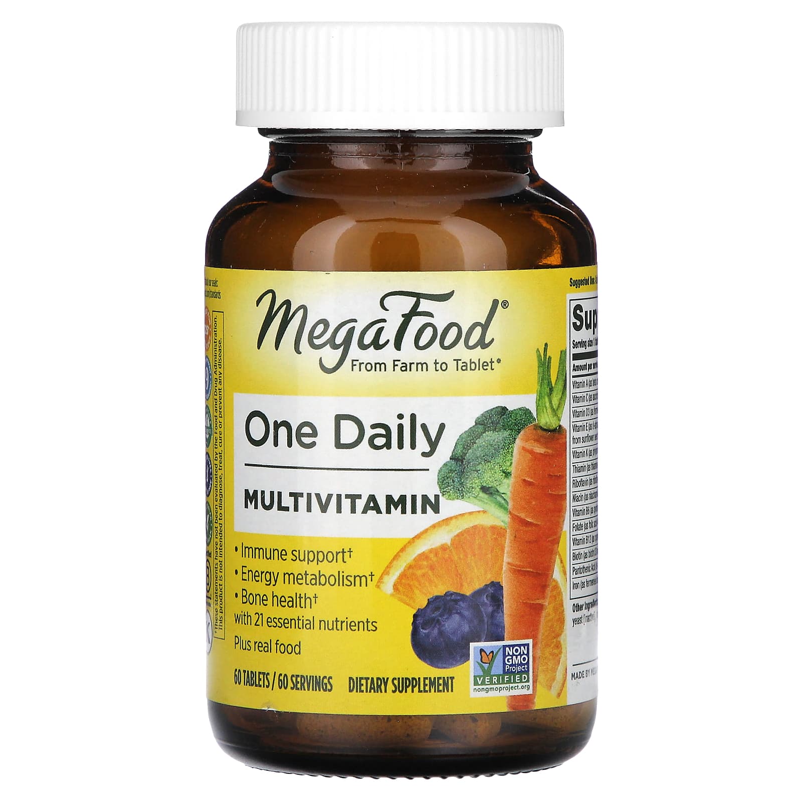 MegaFood One Daily Multivitamin мультивитаминный комплекс 60 таблеток 7190₽