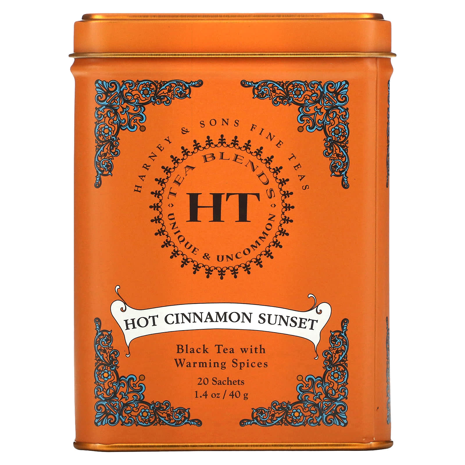 Harney - Sons Hot Cinnamon Sunset чайная смесь HT пряный чай с корицей 20 пакетиков 40 г 14 унции 1790₽