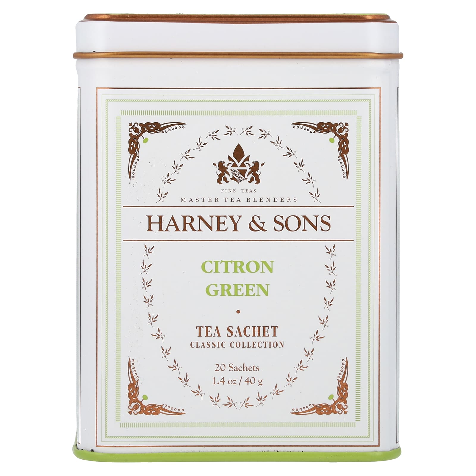 Harney - Sons Classic Collection зеленый чай с цитроном 20 пакетиков 40 г 14 унции 1890₽