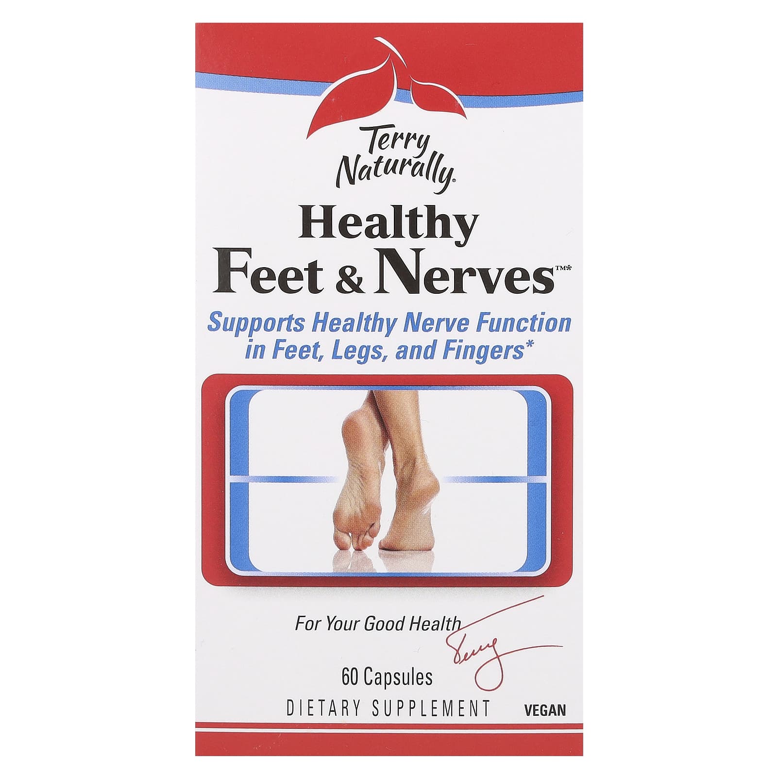 Terry Naturally Healthy Feet - нервной системы 60 капсул 4690₽
