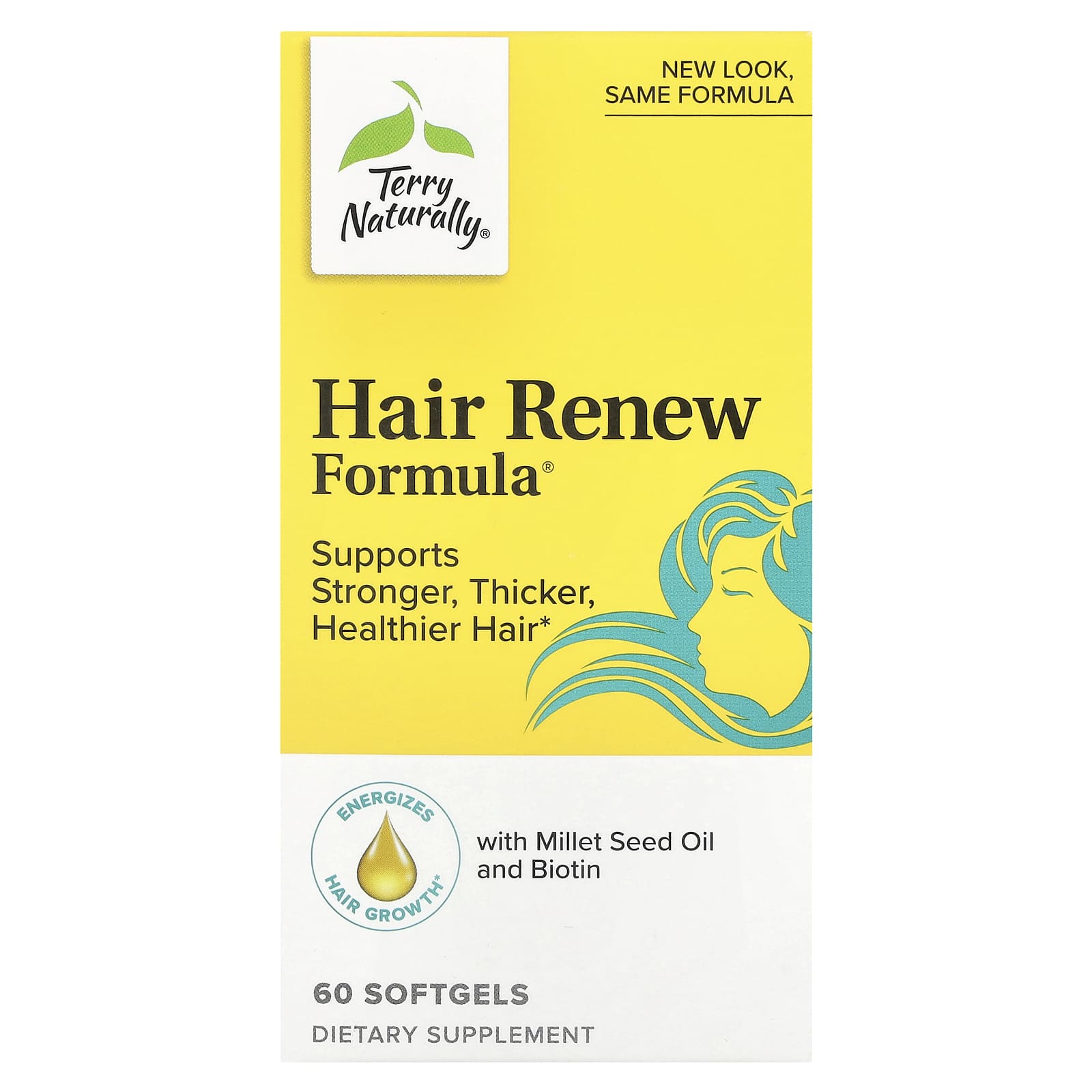 Terry Naturally Hair Renew Formula формула восстановления волос 60 желатиновых капсул 7290₽