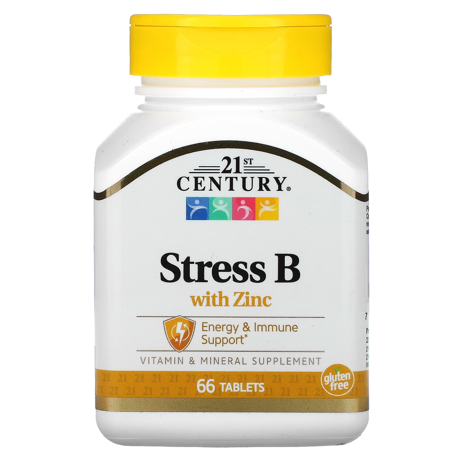 21st Century Stress B с цинком 66 таблеток 1690₽