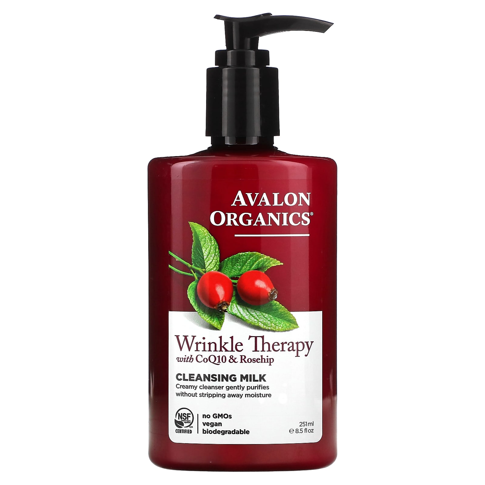 Avalon Organics CoQ10 Repair очищающее молочко для лица 85 жидкой унции 251 мл 2090₽