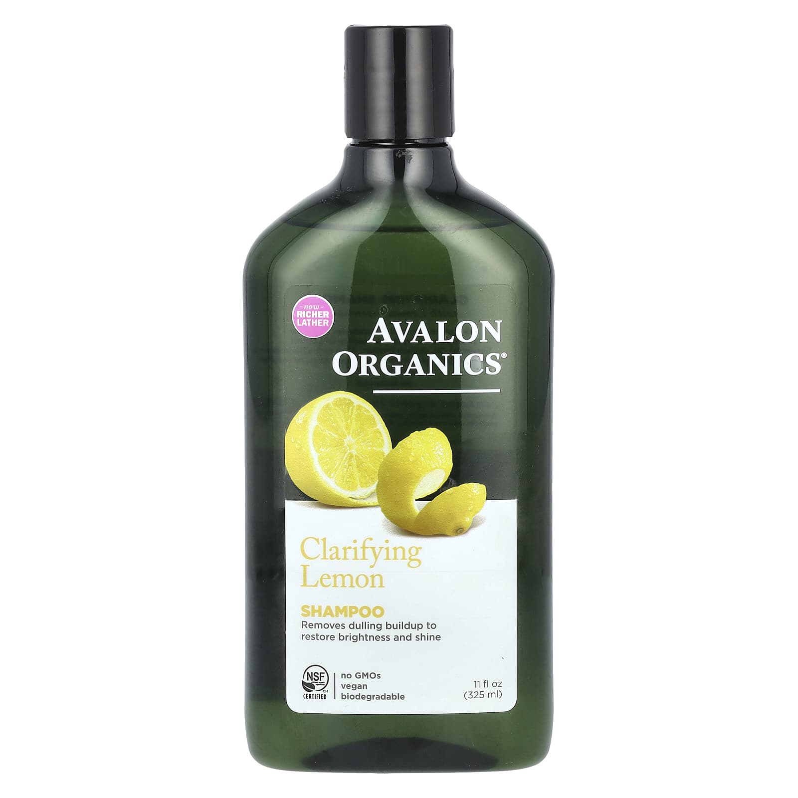 Avalon Organics очищающий шампунь лимон 325 мл 11 жидк унций 1990₽