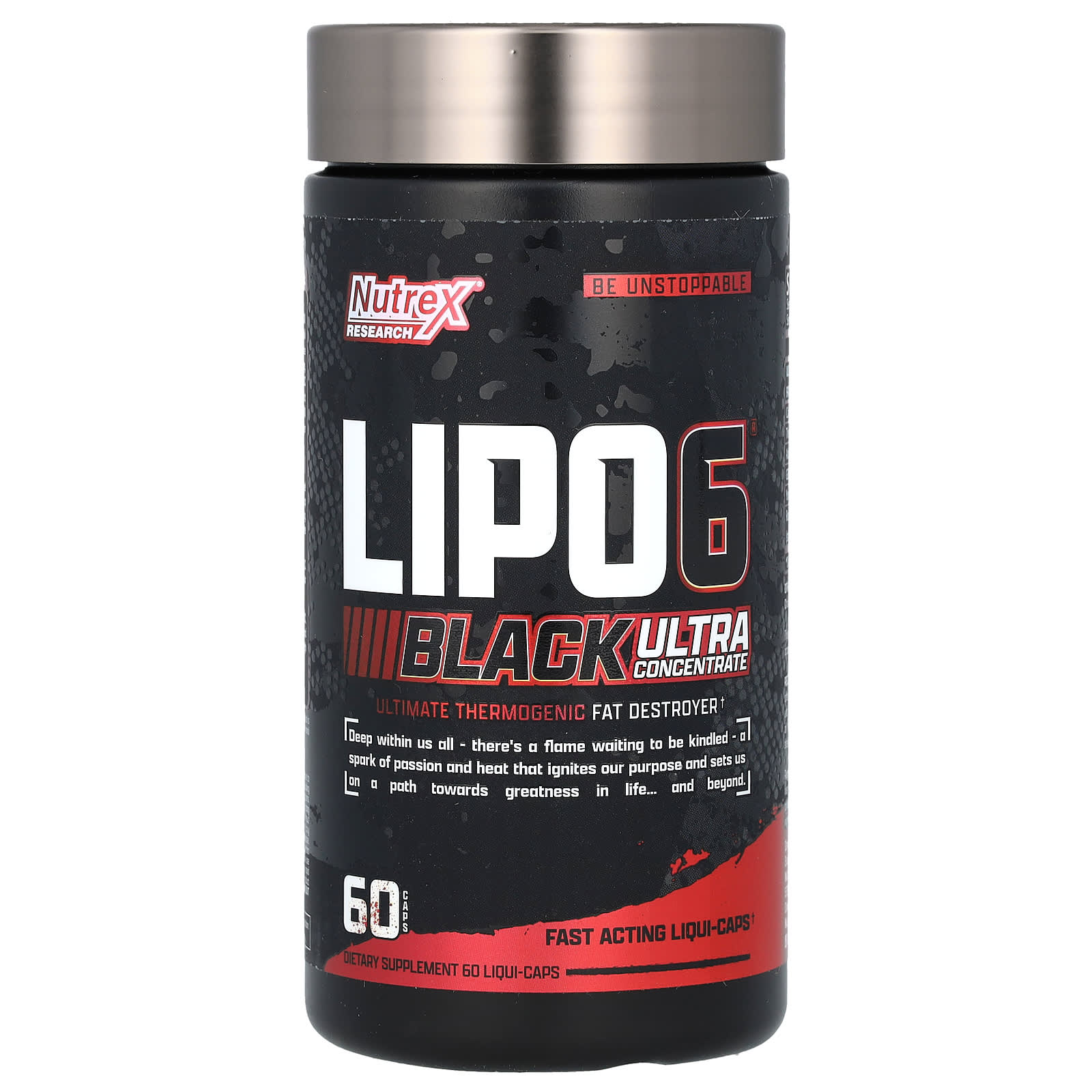 Nutrex Research, LIPO-6 Black, ультраконцентрат, 60 капсул